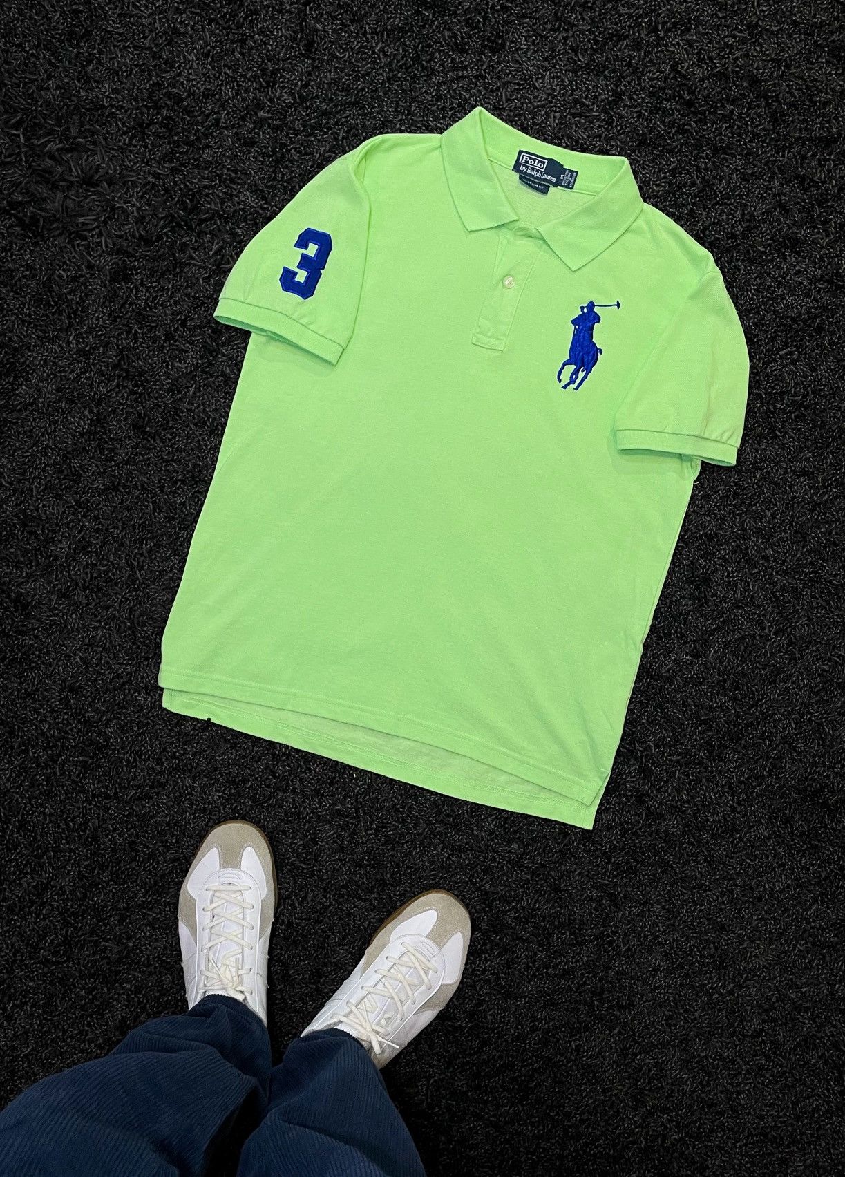 Polo Ralph Lauren × Rugby Ralph Lauren × Vintage VINTAGE POLO RALPH LAUREN 3 BIG PONY Polos Embroidered Tee Size US M / EU 48-50 / 2 - 1 Thumbnail