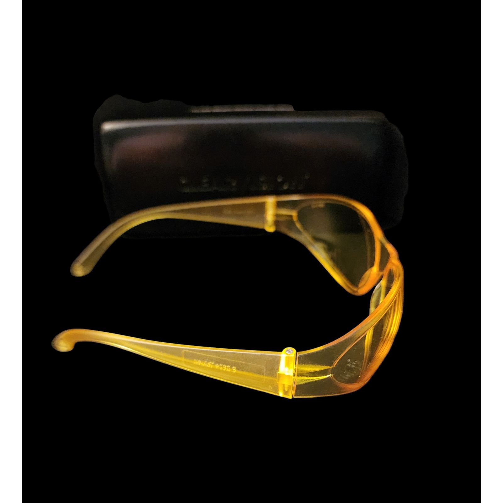 The Unbranded Brand Clearvision yellow lenses safety glasses with case. Size ONE SIZE - 4 Thumbnail