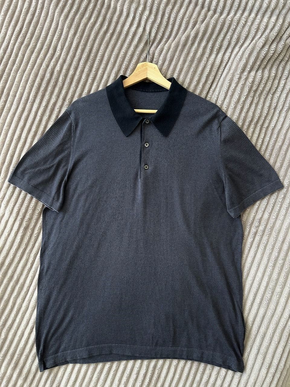 Prada Prada Multi Knit Stretch Cotton Polo Shirt Size 54 Size US L / EU 52-54 / 3 - 3 Thumbnail