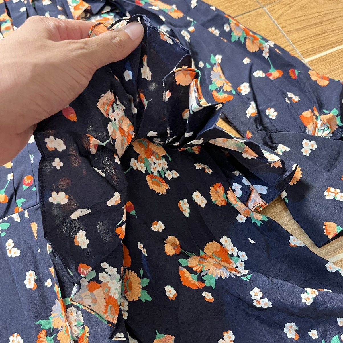 Louis Vuitton Louis Vuitton Floral Midi Dress Size S / US 4 / IT 40 - 4 Thumbnail