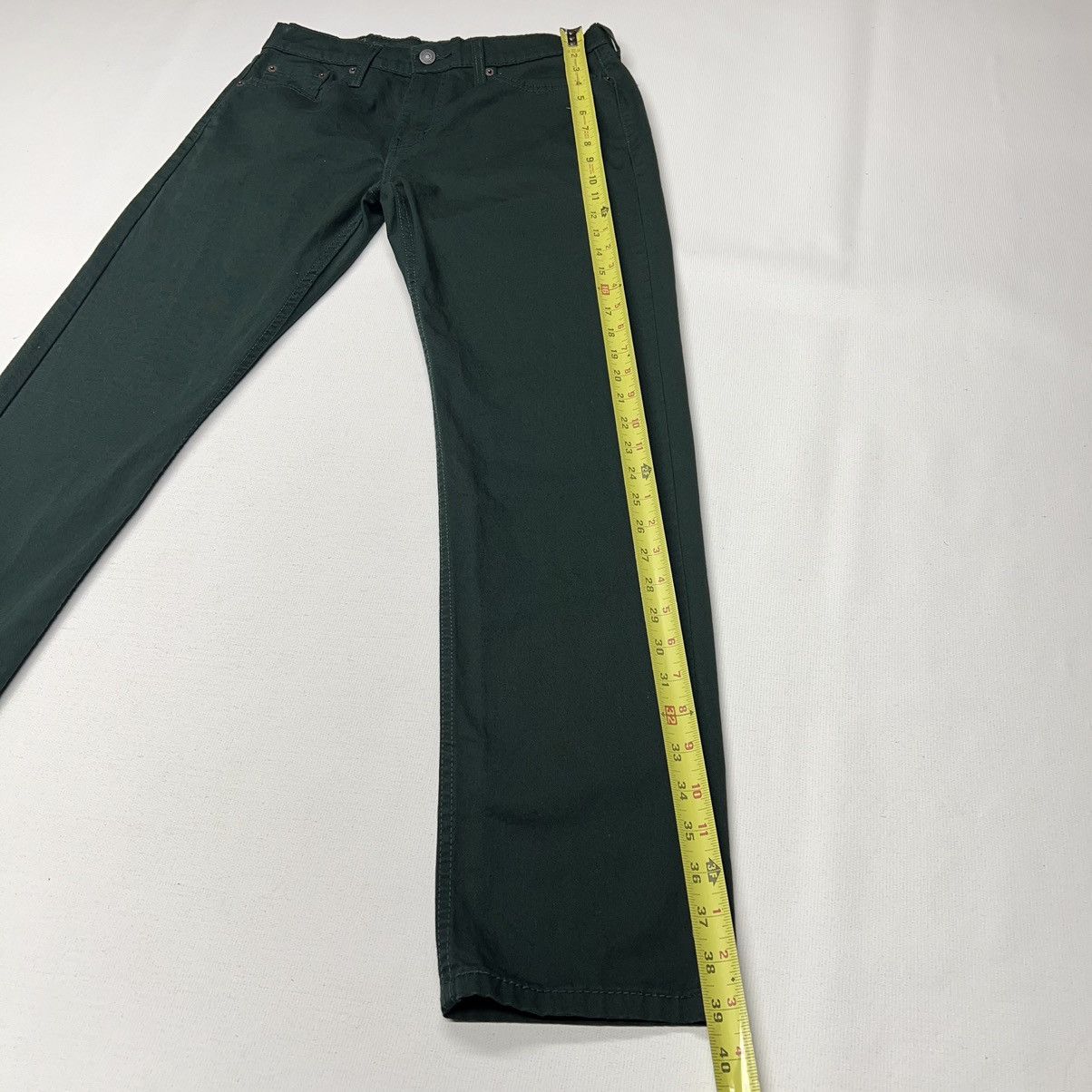 Levi's Levis Pants Green 502 Regular Taper Fit Pants Preppy Y2K Size US 29 - 17 Thumbnail