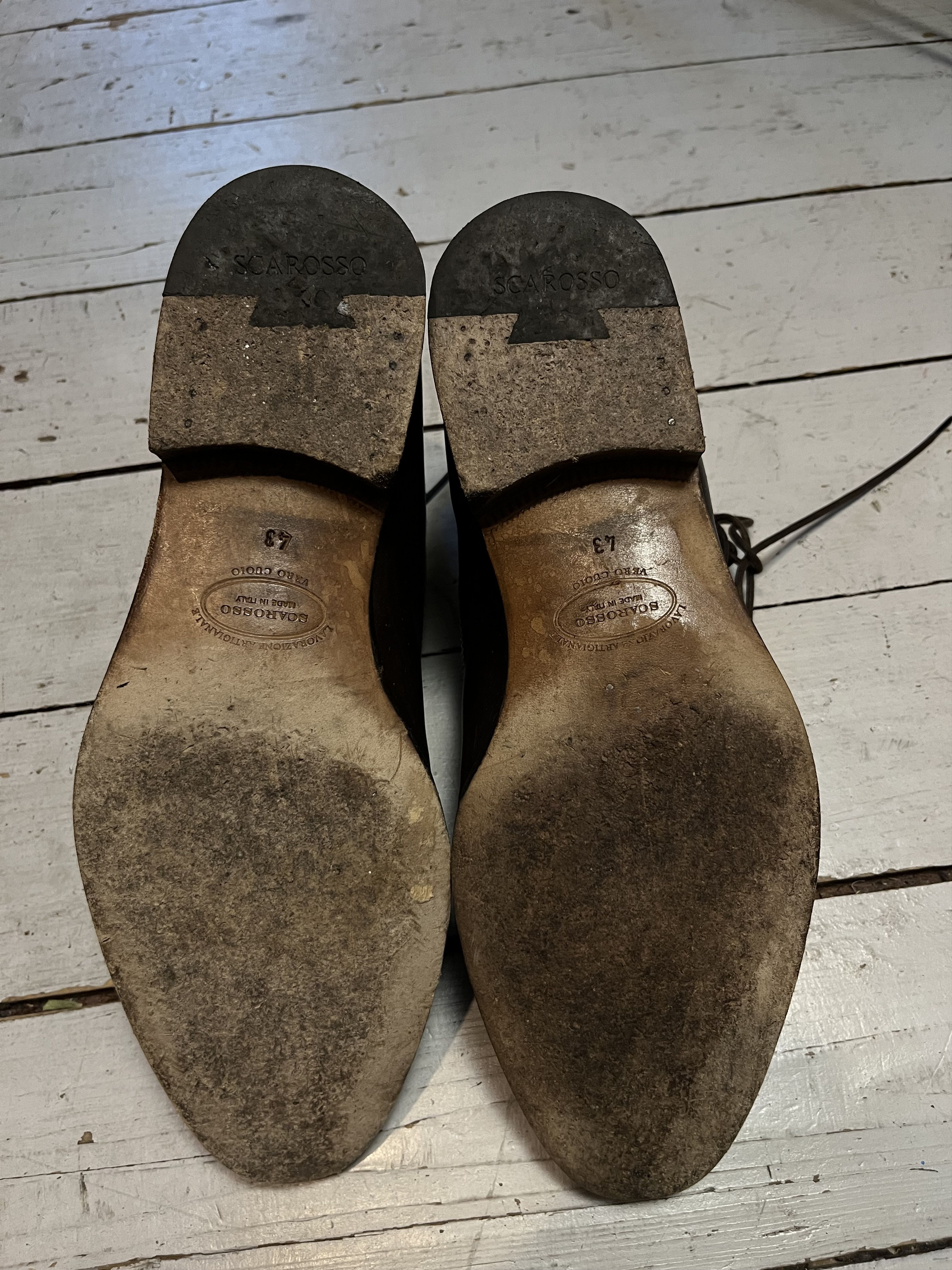 Genuine Leather × Scarosso Scarosso Brown Leather Boots Made in Italy Size US 10 / EU 43 - 6 Thumbnail