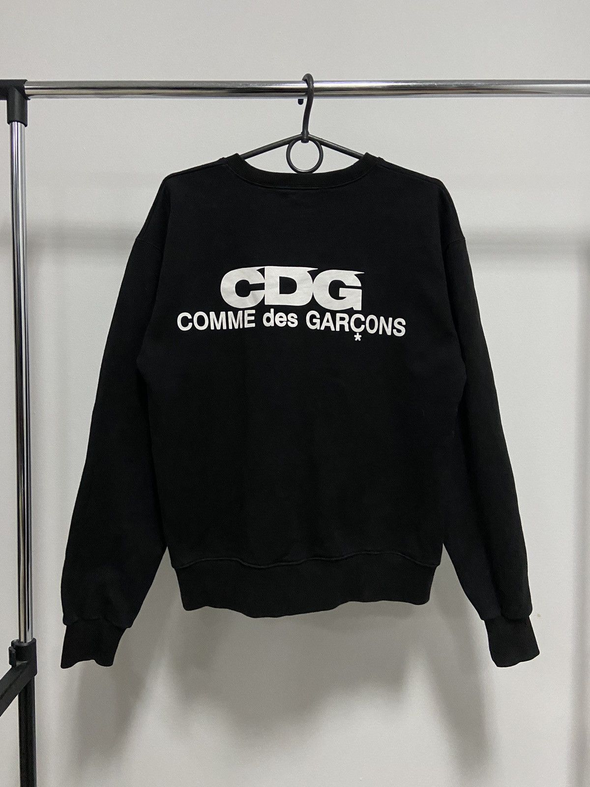Comme des Garcons × Japanese Brand × Vintage comme des garçons big logo sweatshirt vintage Japan 🇯🇵 Size US S / EU 44-46 / 1 - 1 Thumbnail