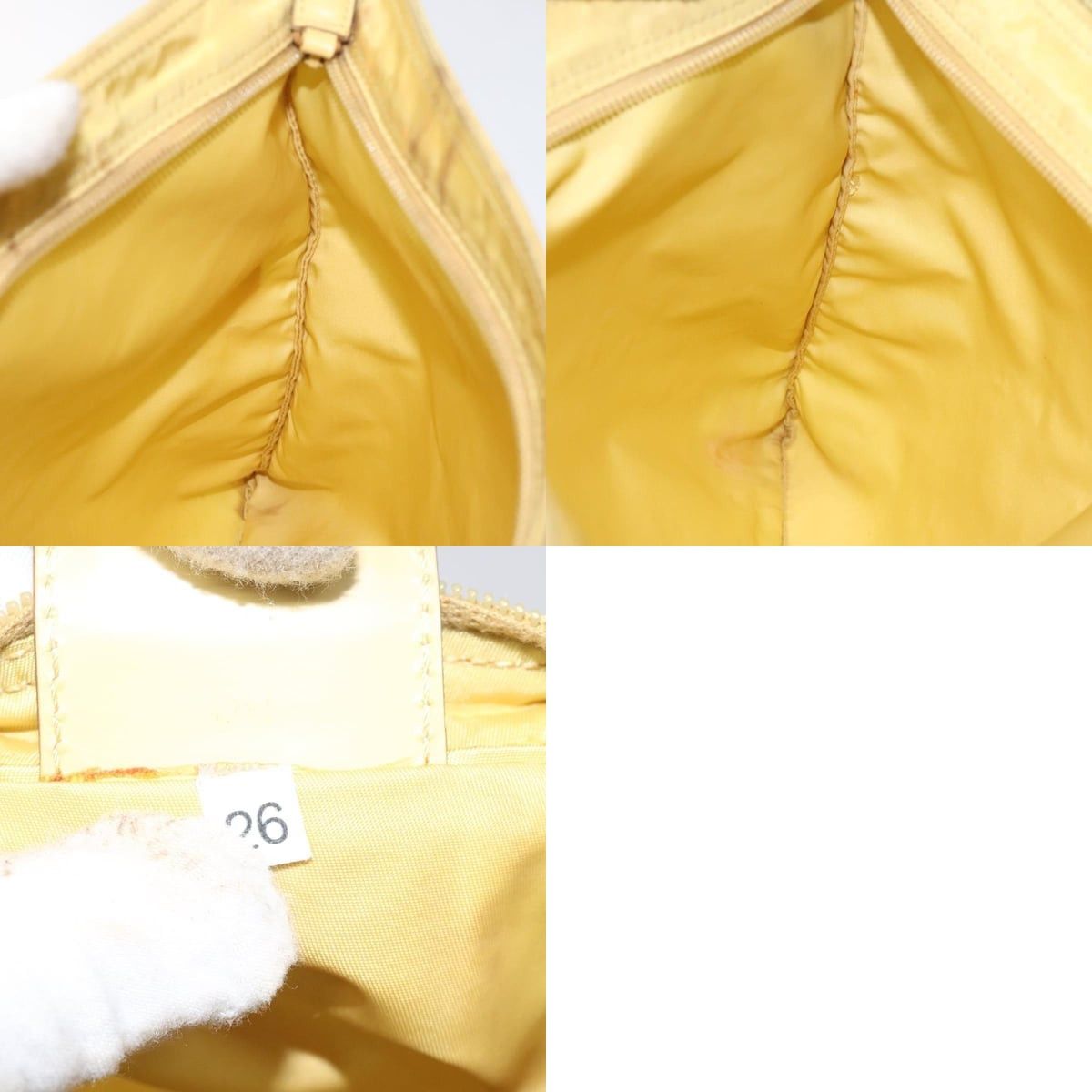 Prada PRADA Shoulder Bag Nylon Yellow Size ONE SIZE - 12 Thumbnail