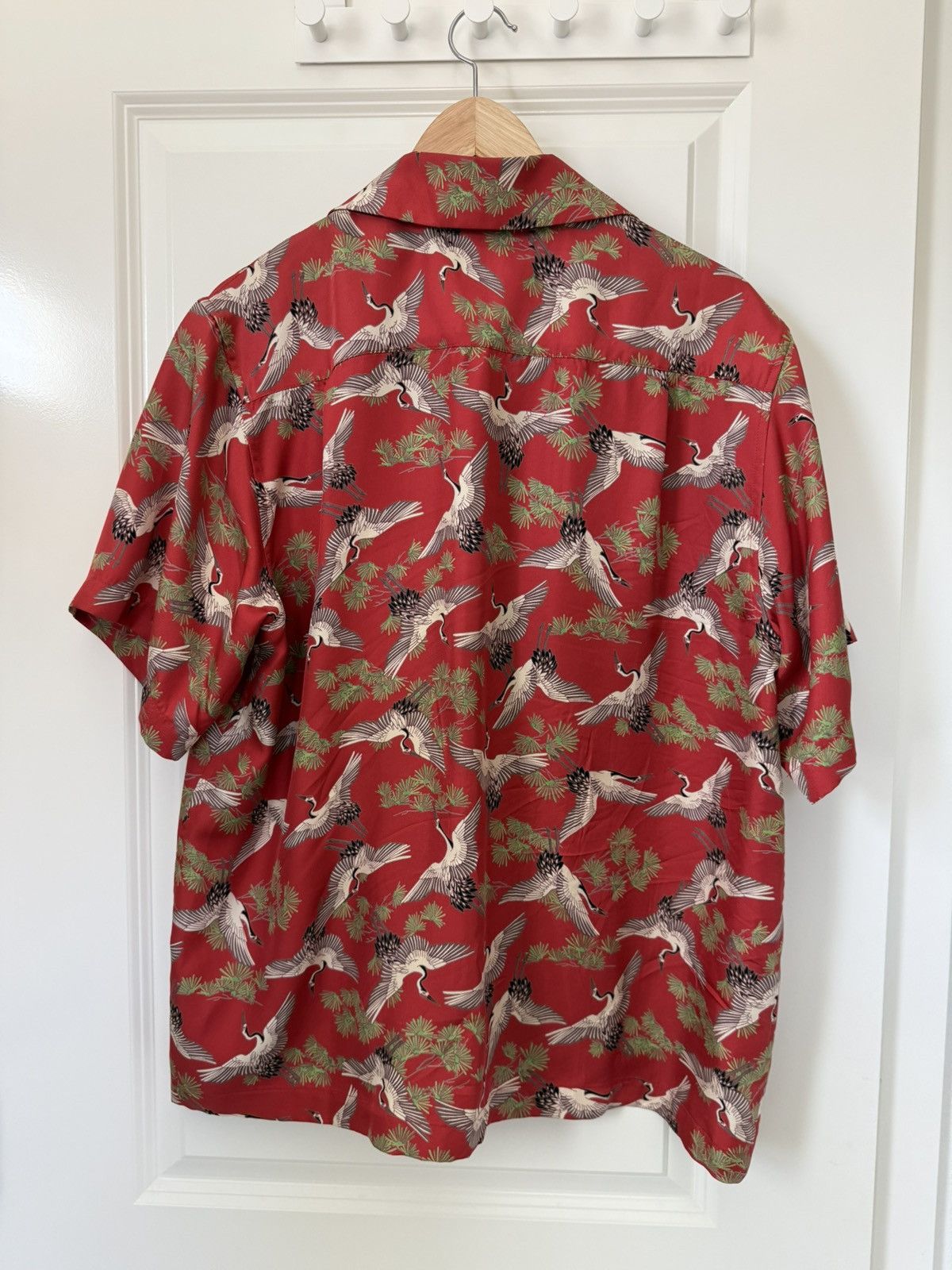 Amiri Amiri Crane Silk Button Up Shirt Size US M / EU 48-50 / 2 - 2 Thumbnail