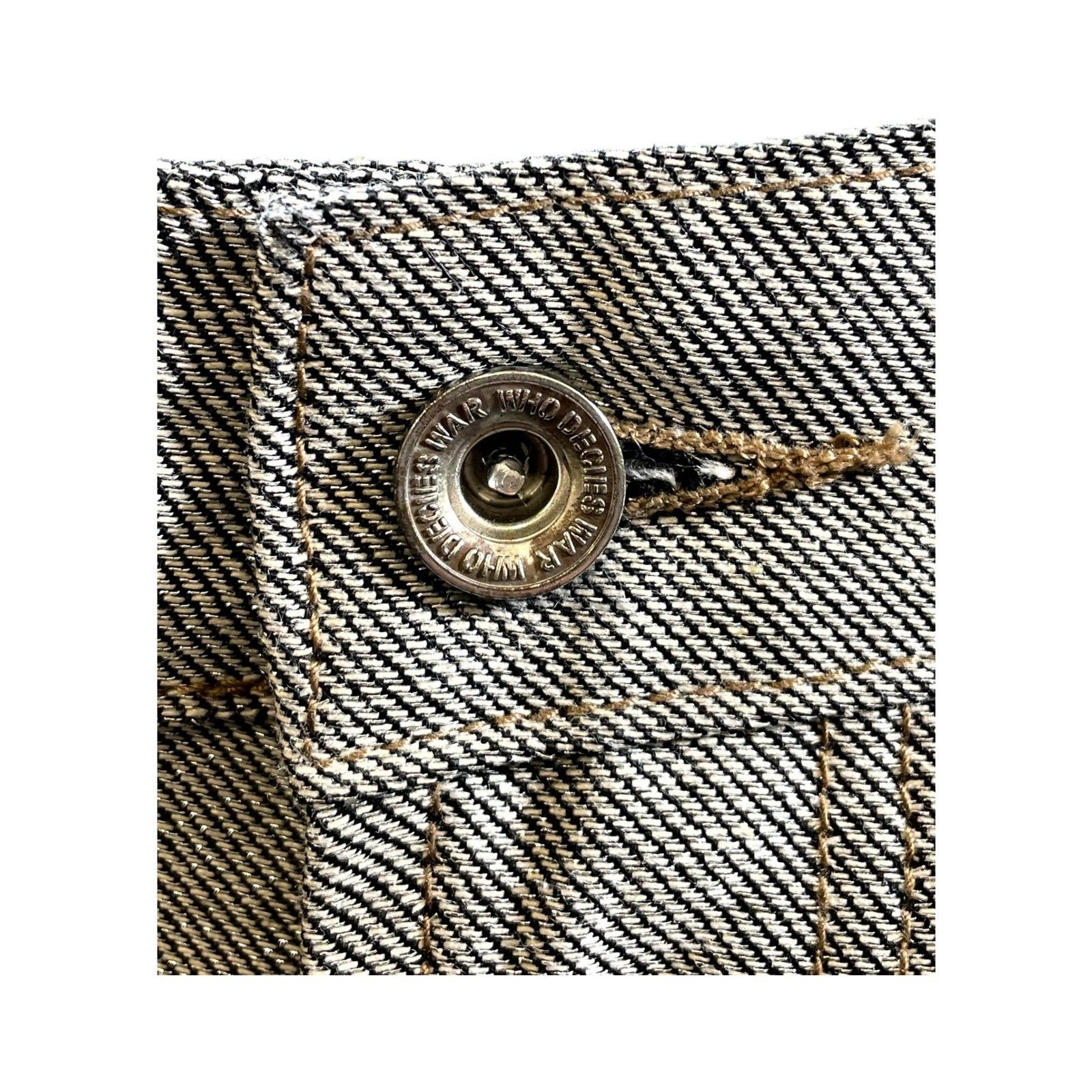 Who Decides War Who Decides War "Chrome Fusion" Denim Gray Jeans Size US 38 / EU 54 - 4 Thumbnail