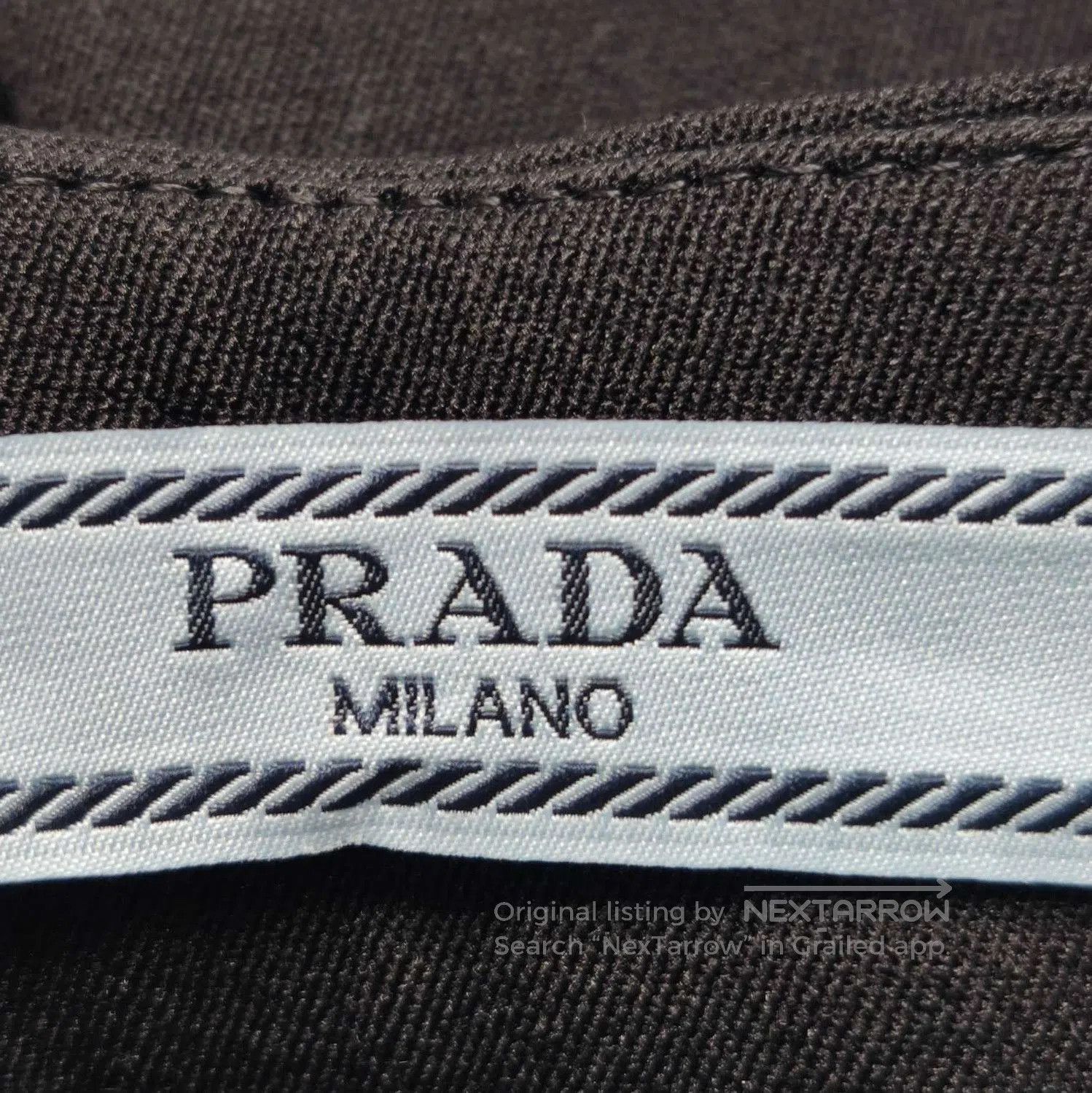Prada Prada Logo Flared Black Trousers Size 38 . Size 37" - 3 Thumbnail