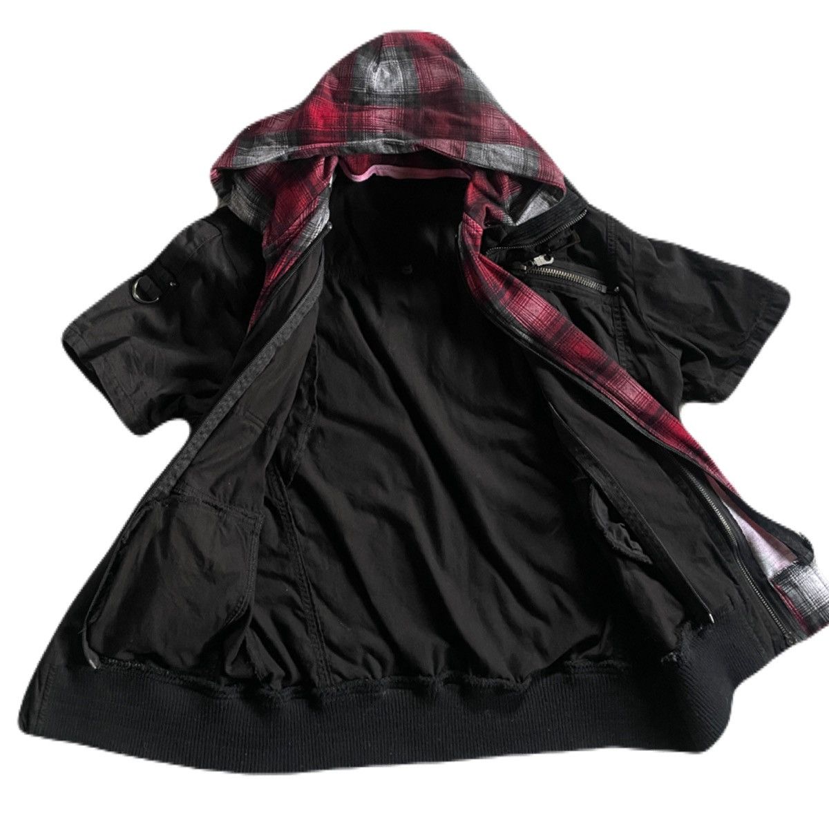 If Six Was Nine 2000s Japanese archive Layered Docking Hooded Shirts Jacket Size US S / EU 44-46 / 1 - 4 Thumbnail