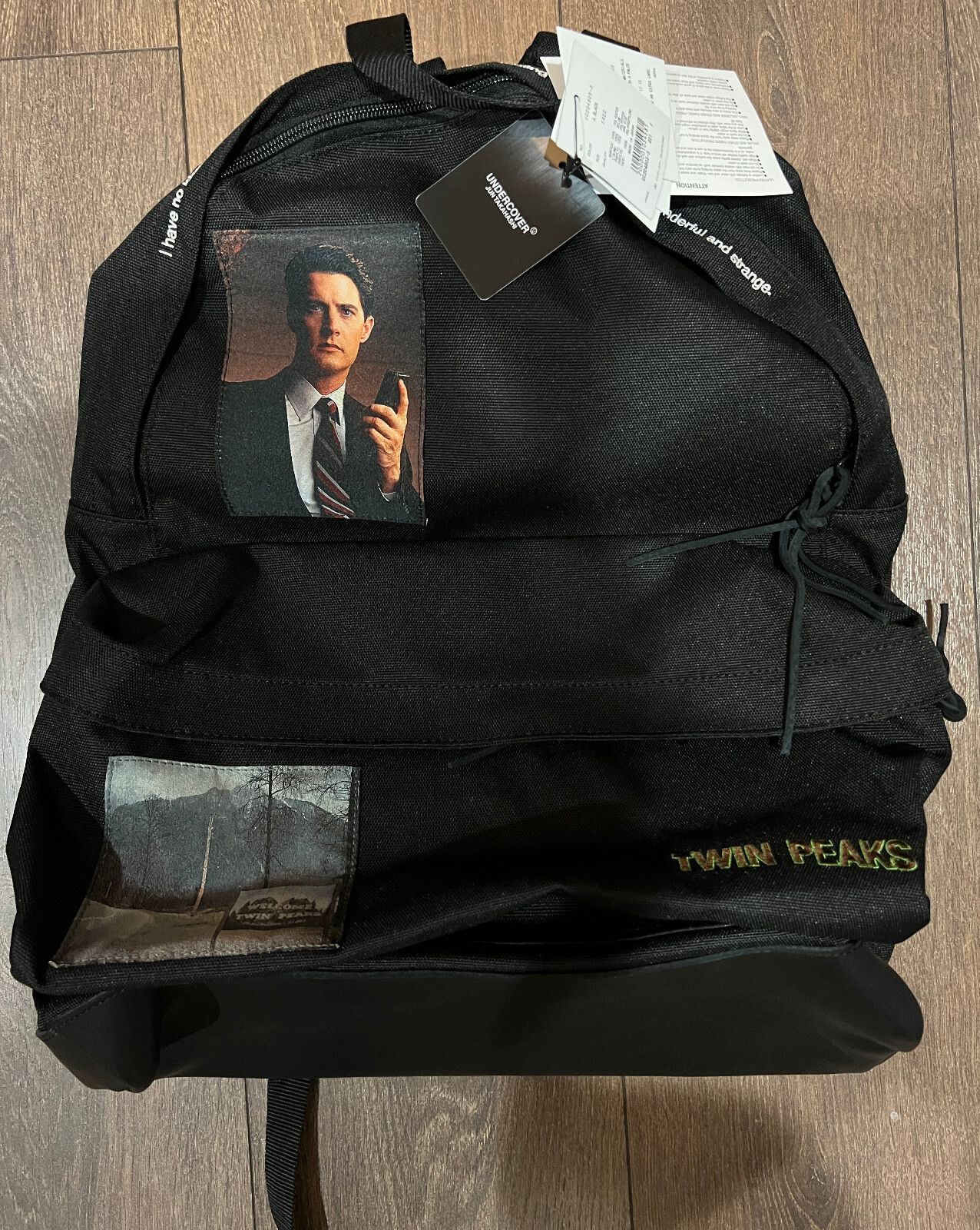 Undercover Undercover Twin Peak Backpack Black Nylon & Leather Size ONE SIZE - 2 Thumbnail