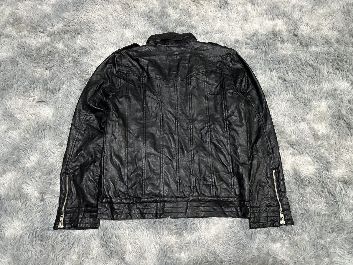 Schlussel 🔥Y2K Archived Schlussel Rider Faux Leather Jacket Size US M / EU 48-50 / 2 - 11 Thumbnail