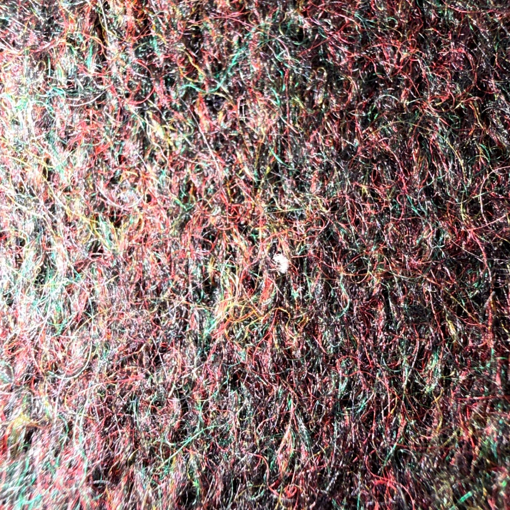 Vintage VTG 60s Kid Mohair Cardigan Sweater Medium Cobain Shaggy Wool Rockabilly 1960s Size US M / EU 48-50 / 2 - 4 Thumbnail