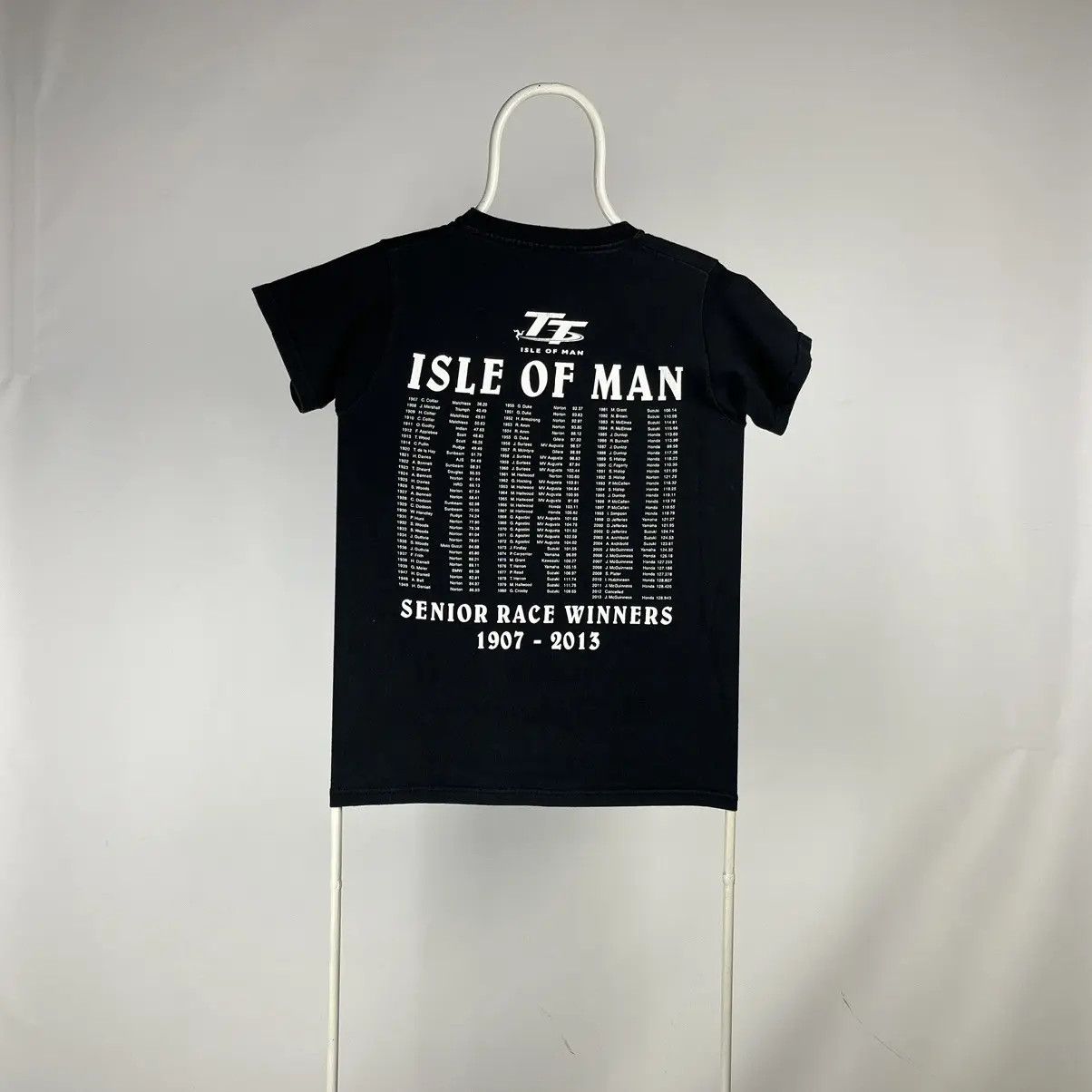 Band Tees Isle of man Tshirt senior race winners 1907-2013 racing Size US S / EU 44-46 / 1 - 2 Thumbnail