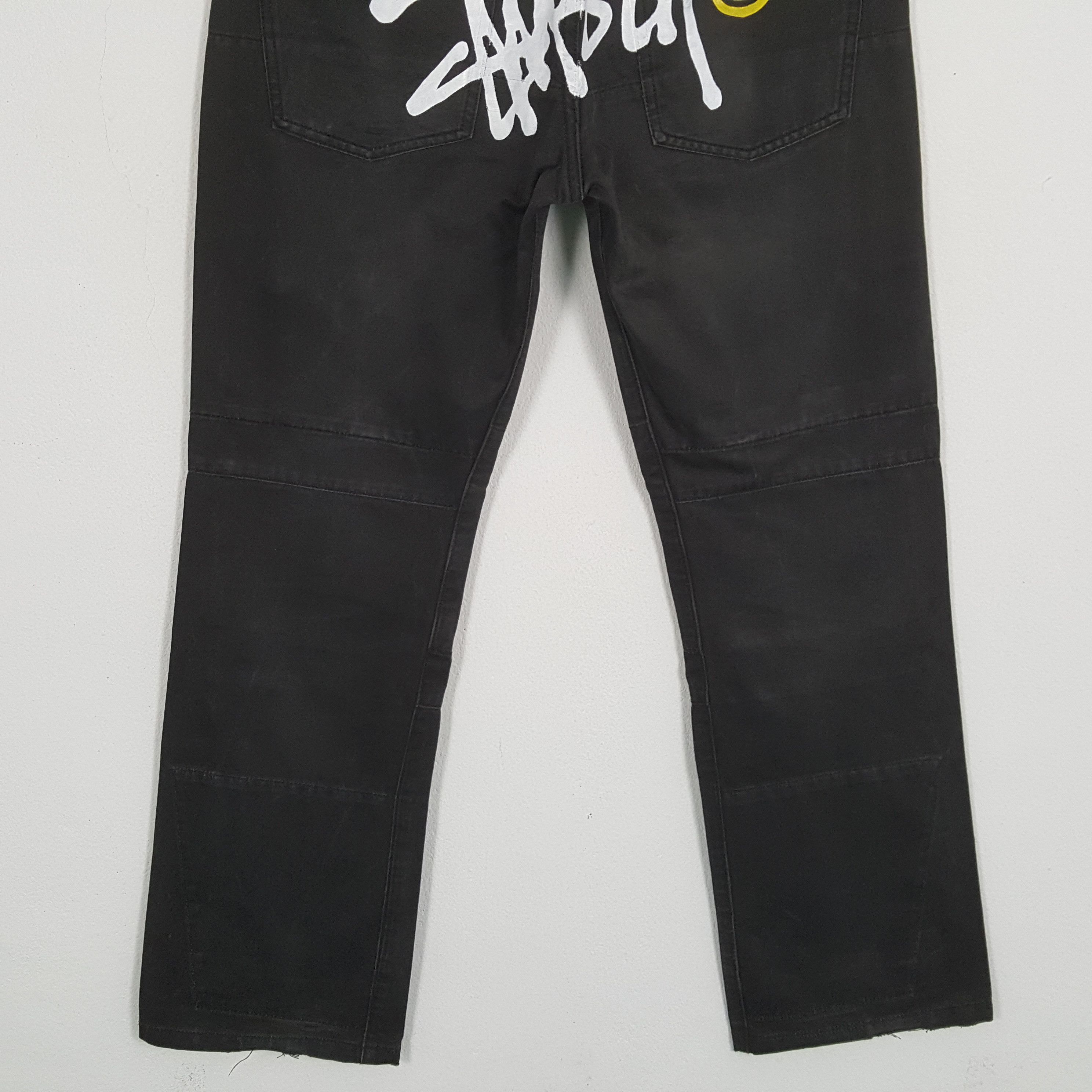 Stussy × Vintage STUSSY Streetwear Fashion Style Custom Art Pants Size US 31 - 3 Thumbnail