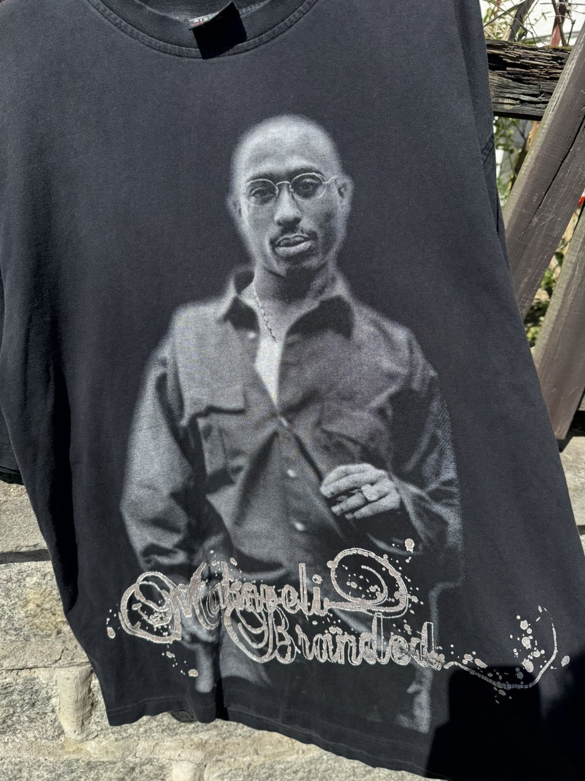 Makaveli × Vintage Vintage Makaveli Branded Oversized Washed Tupac Tshirt XXL Size US XXL / EU 58 / 5 - 12 Thumbnail