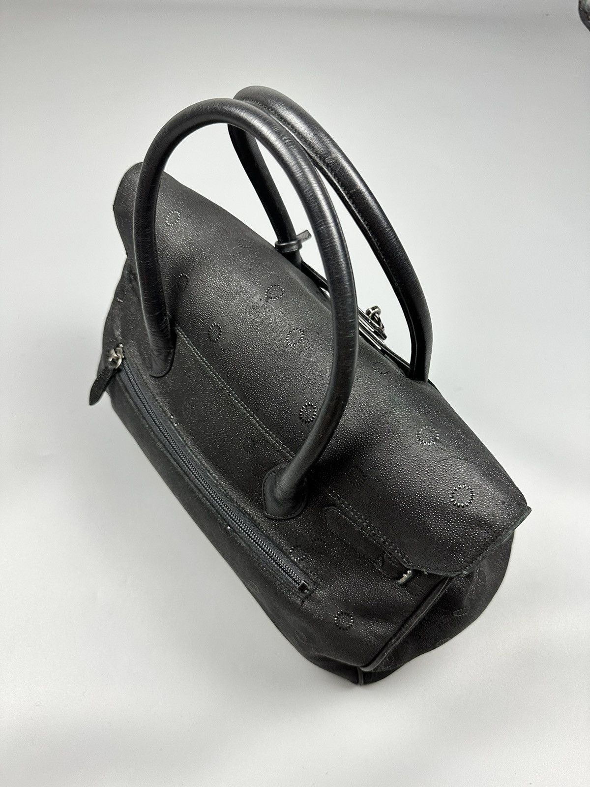 Handmade × If Six Was Nine 🔥Sick🔥Hermes Birkin Inspired Black Suede Leather Handle Bag Size ONE SIZE - 7 Thumbnail