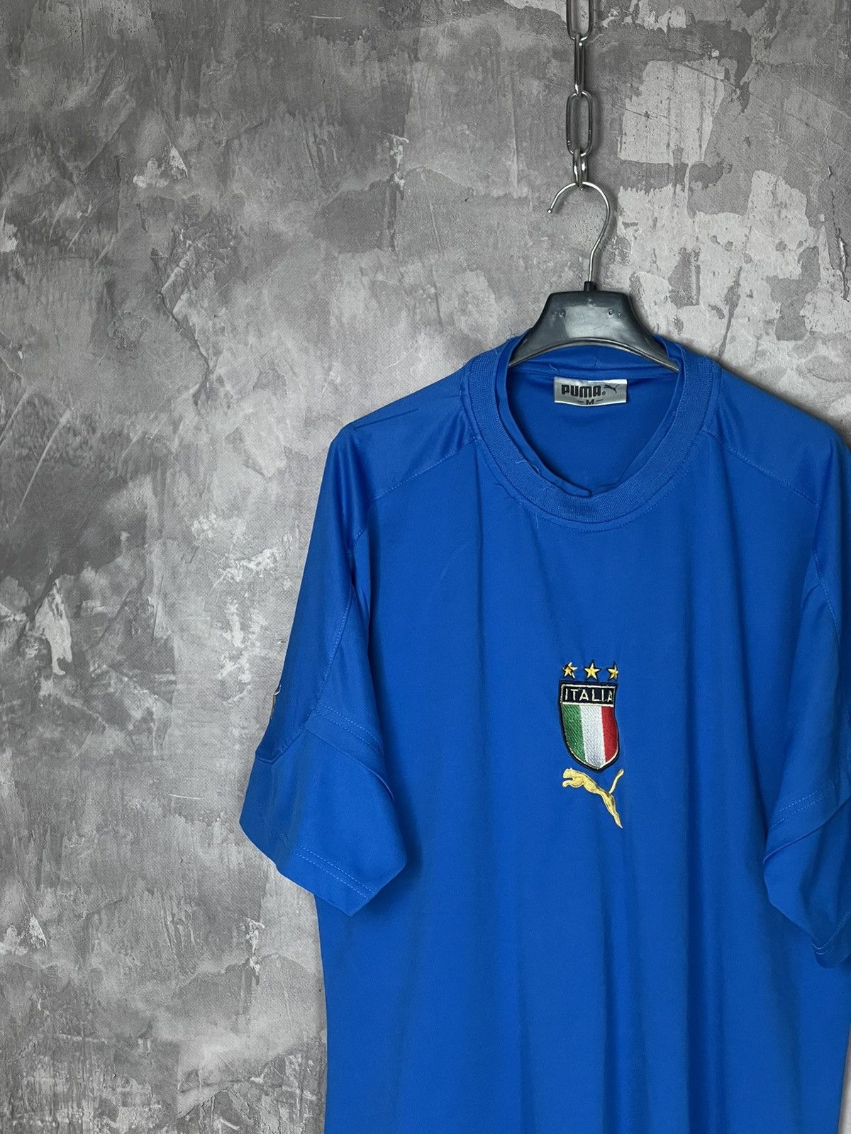 Puma Puma Italy Franchesco Totti Home Vintage 90s Soccer Jersey Size US L / EU 52-54 / 3 - 4 Thumbnail