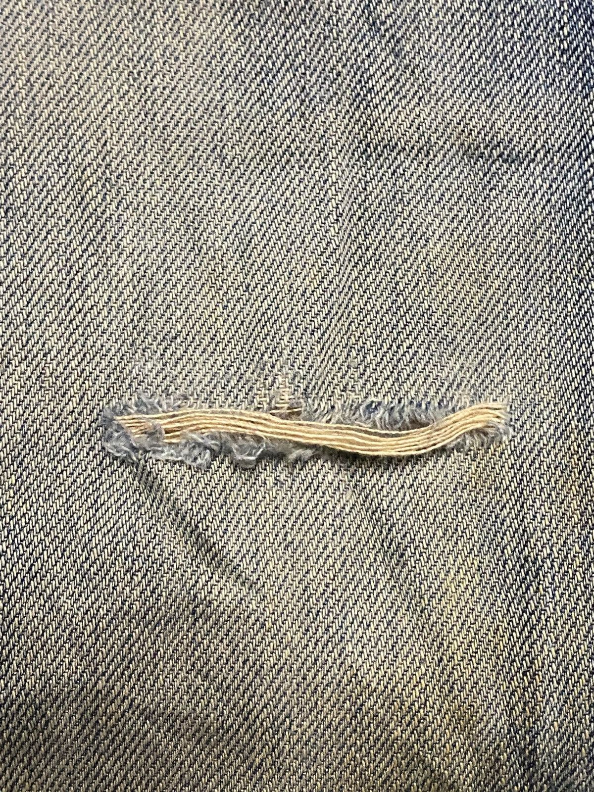 Junya Watanabe Vintage Edwin XV 04 Mud Wash Distressed Loose Jeans Size US 36 / EU 52 - 8 Thumbnail