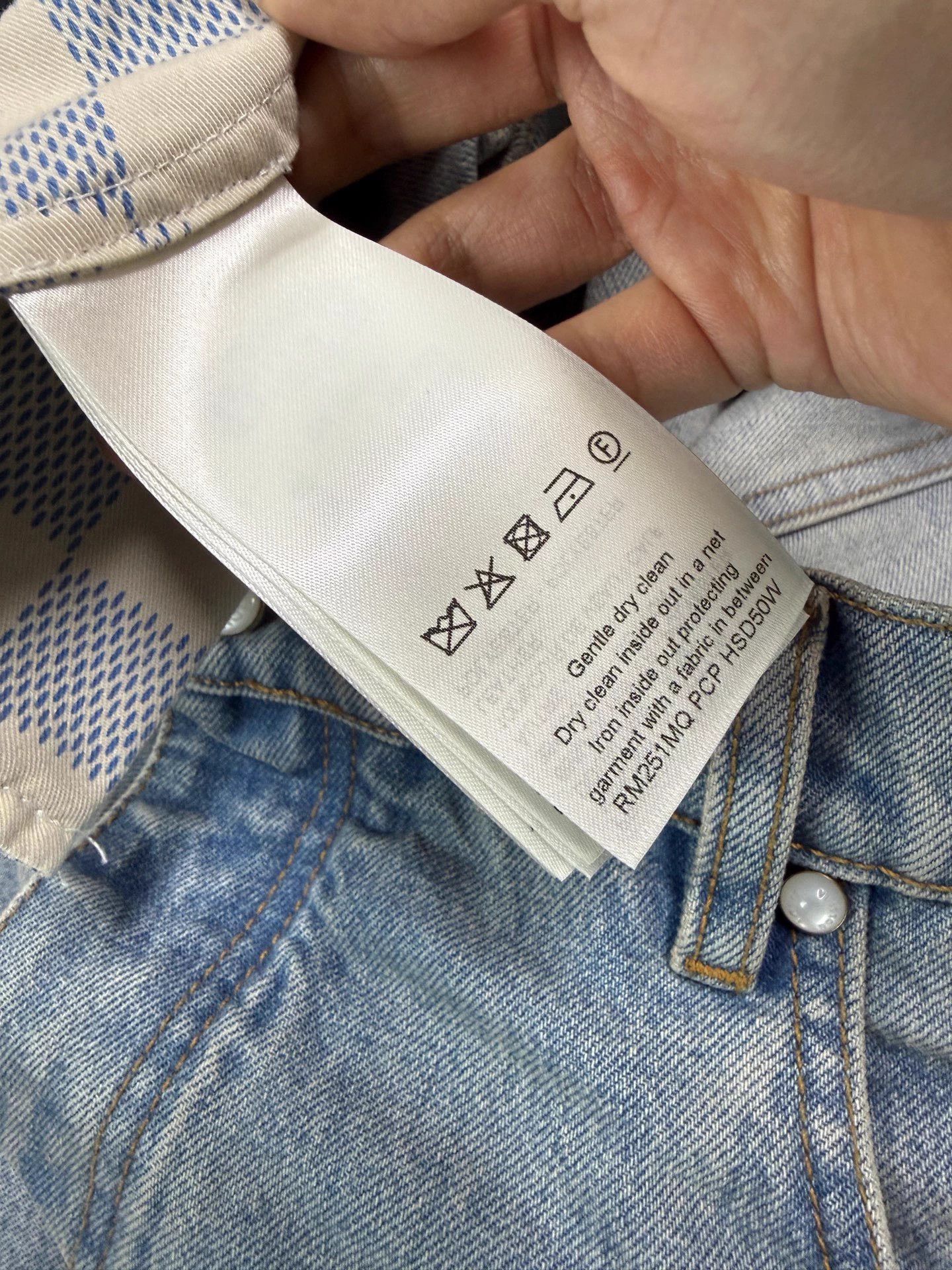 Louis Vuitton LV 25ss rare large jeans 40 Size US 40 / EU 56 - 6 Thumbnail