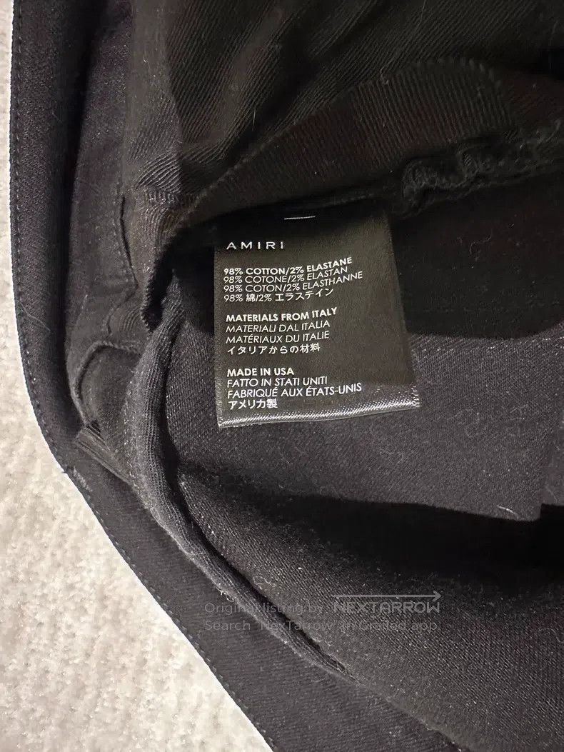 Amiri Amiri Size 31 Black Diamond jeans Size US 31 - 8 Thumbnail