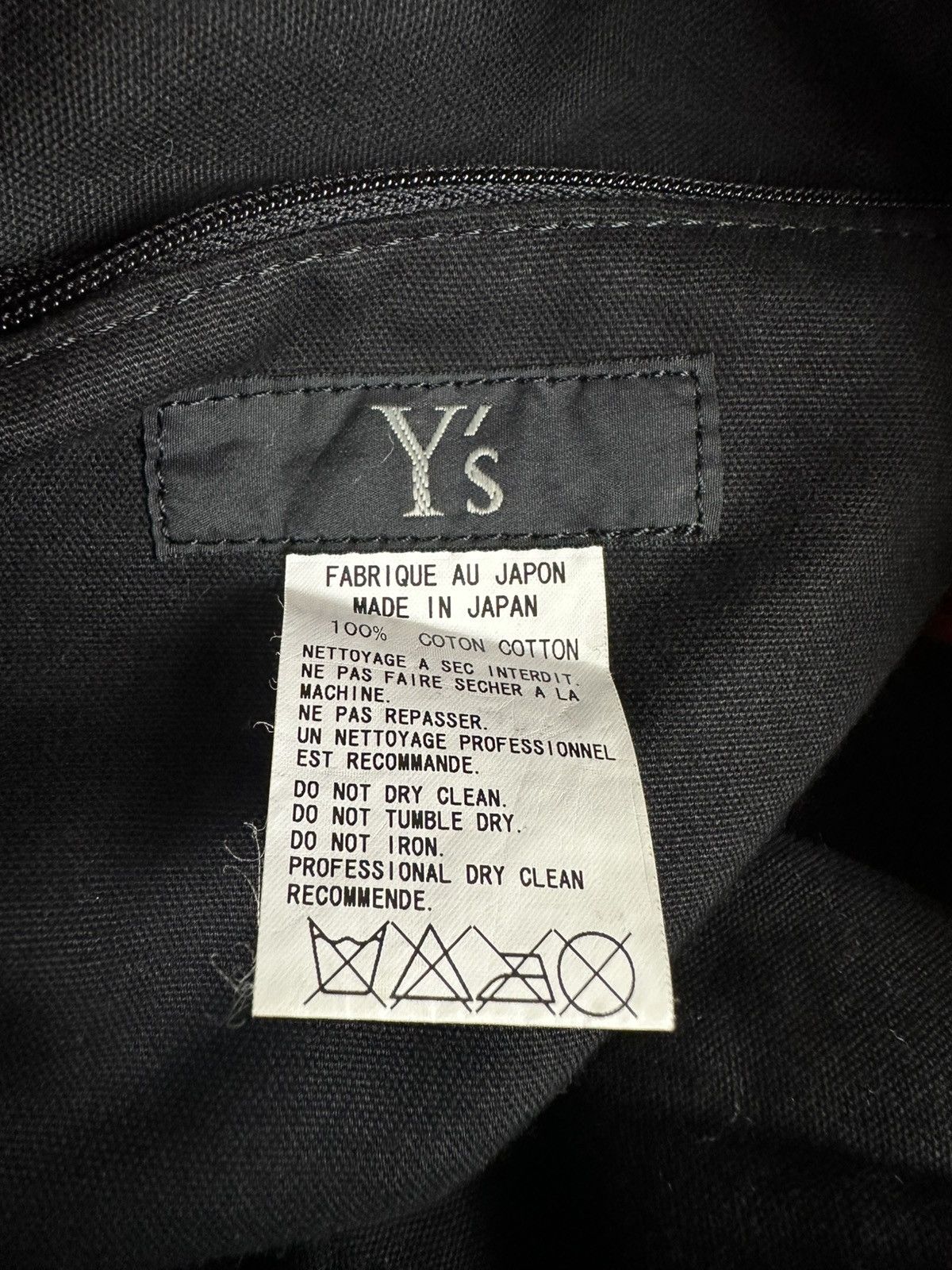 Yohji Yamamoto Y’s - Yohji Yamamoto Large Japanese Canvass Shoulder Tote Size ONE SIZE - 10 Thumbnail