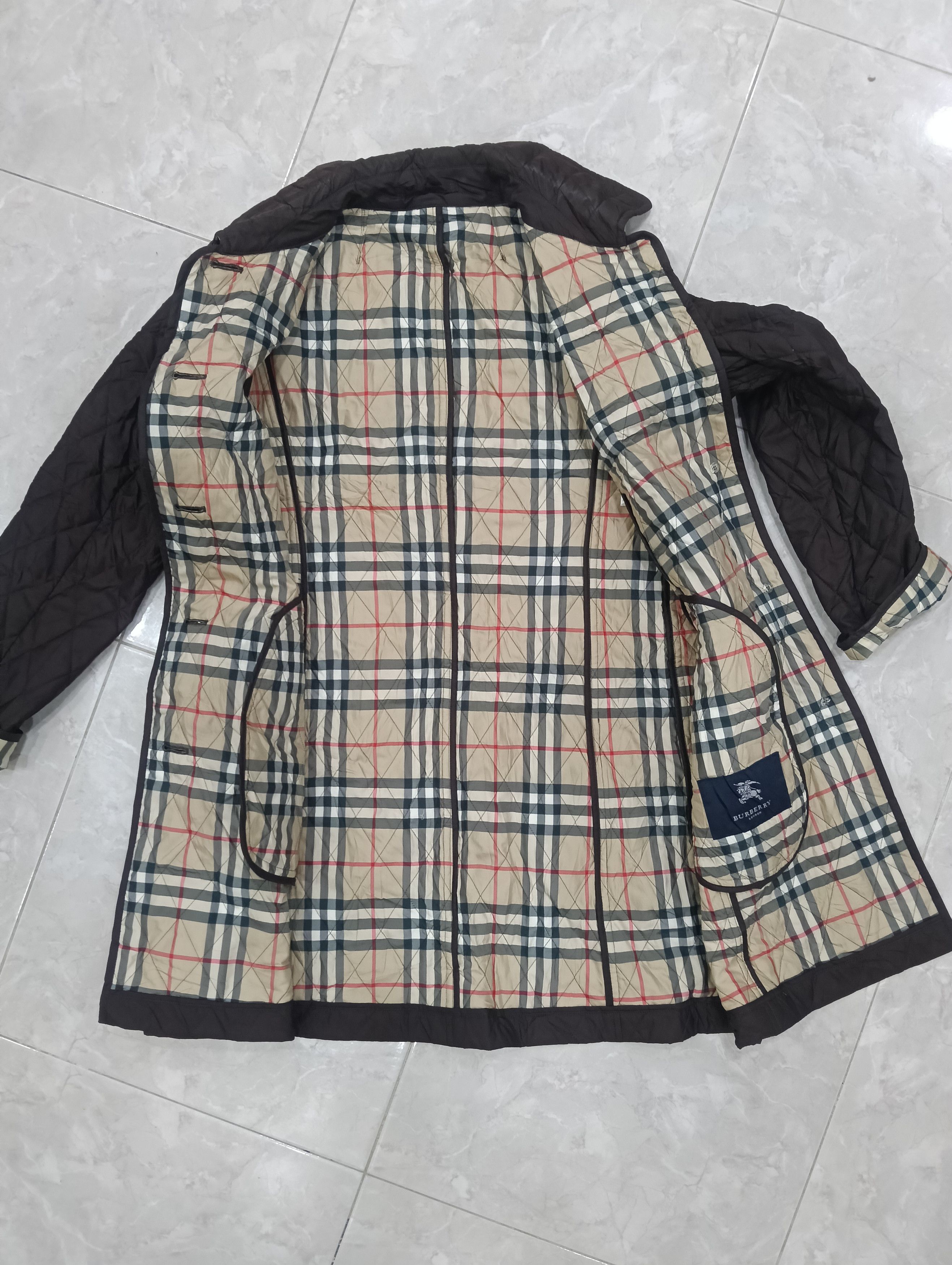 Burberry Burberry Quilted Long Jacket Size M / US 6-8 / IT 42-44 - 4 Thumbnail