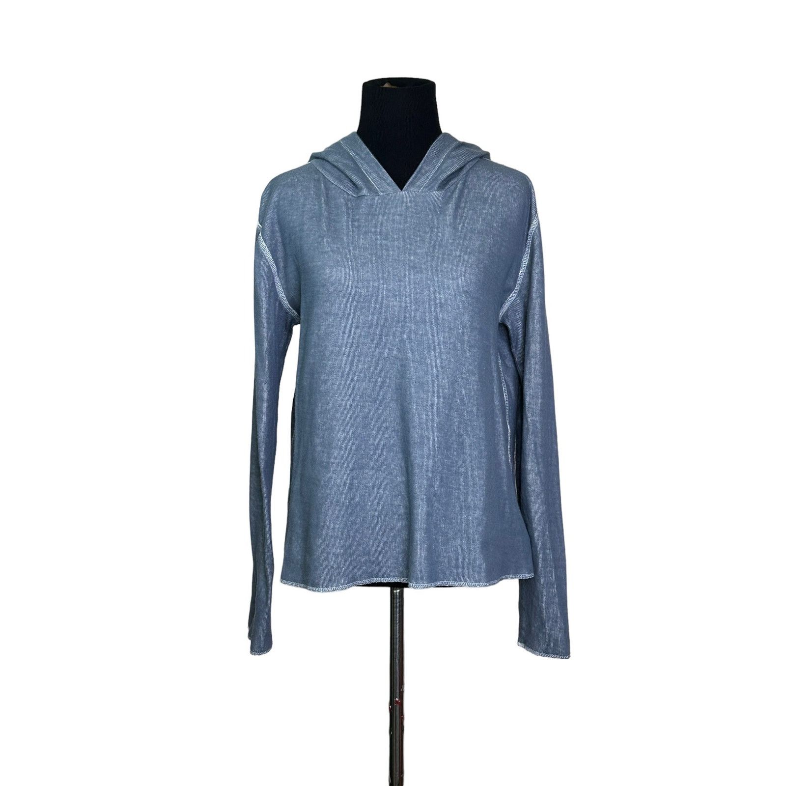 Gap Gap blue long sleeves light hoodie sweatshirt size small Size S / US 4 / IT 40 - 1 Thumbnail
