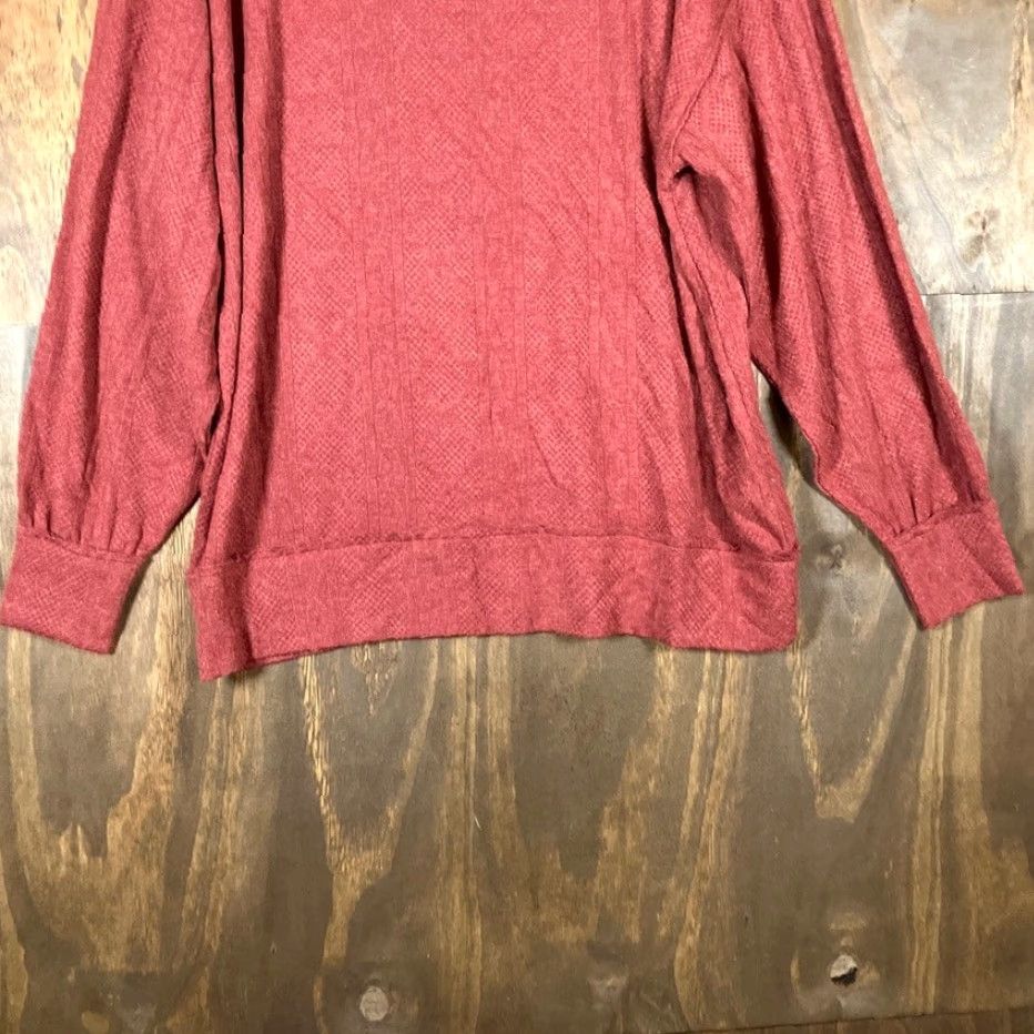 BKE BKE Womens Sweater Rust Red Mock Neck Long Sleeve Knit Medium Adults Womens Size M / US 6-8 / IT 42-44 - 3 Thumbnail