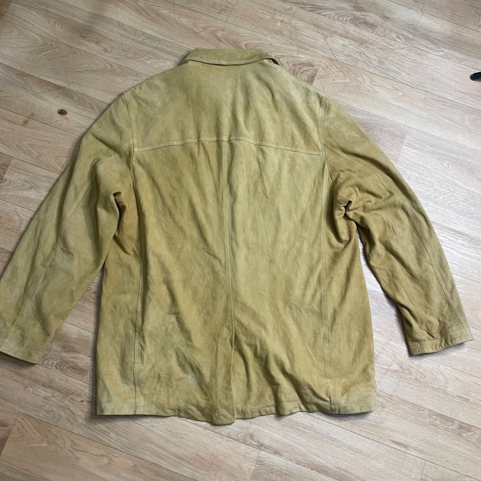 Burberry Vintage BURBERRY's Jacket coat SUEDE LEATHER BEIGE size L XL Size US XL / EU 56 / 4 - 2 Thumbnail