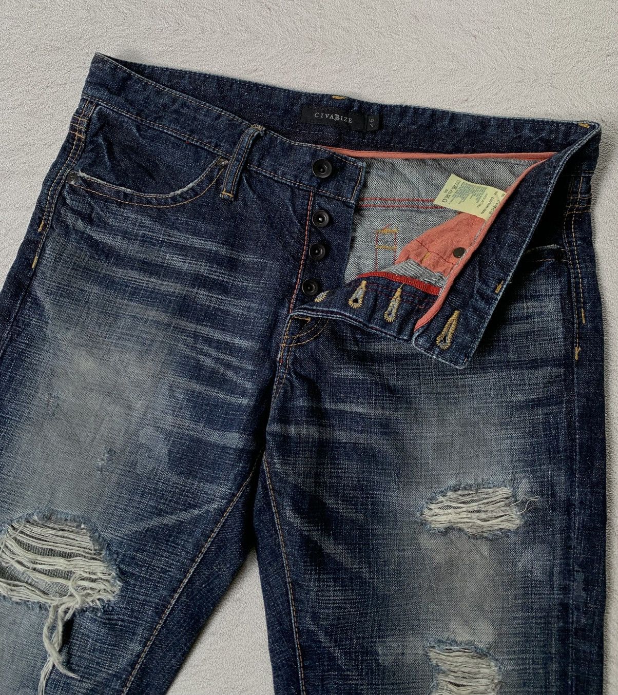 CIVARIZE Civarize Distressed Short Pants Size US 32 / EU 48 - 2 Thumbnail