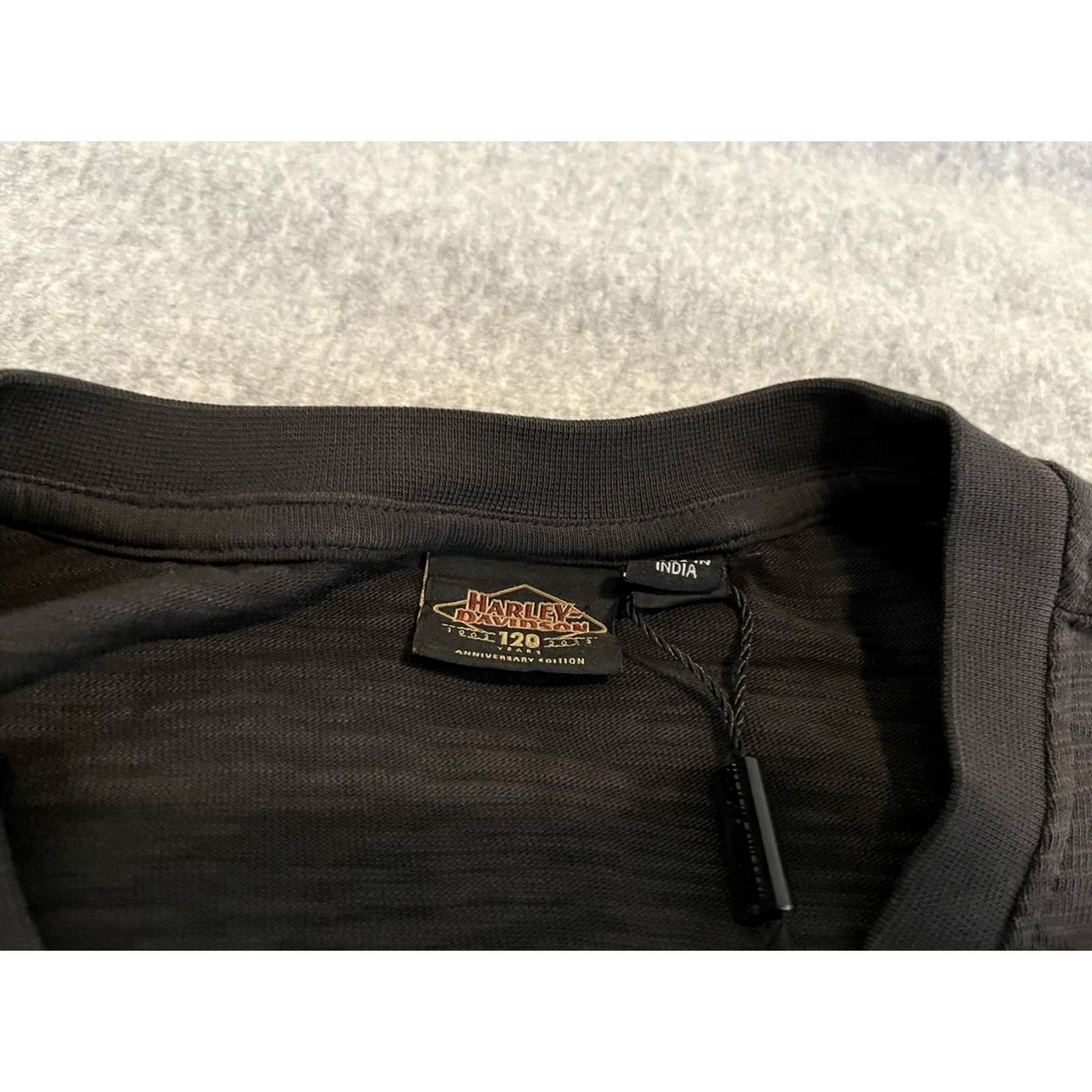Harley Davidson HARLEY-DAVIDSON 120th Anniversary Long Sleeve Shirt Mens 3XL NWT Dark Gray Graphic Print Biker USA Shirt Size US XXL / EU 58 / 5 - 2 Thumbnail