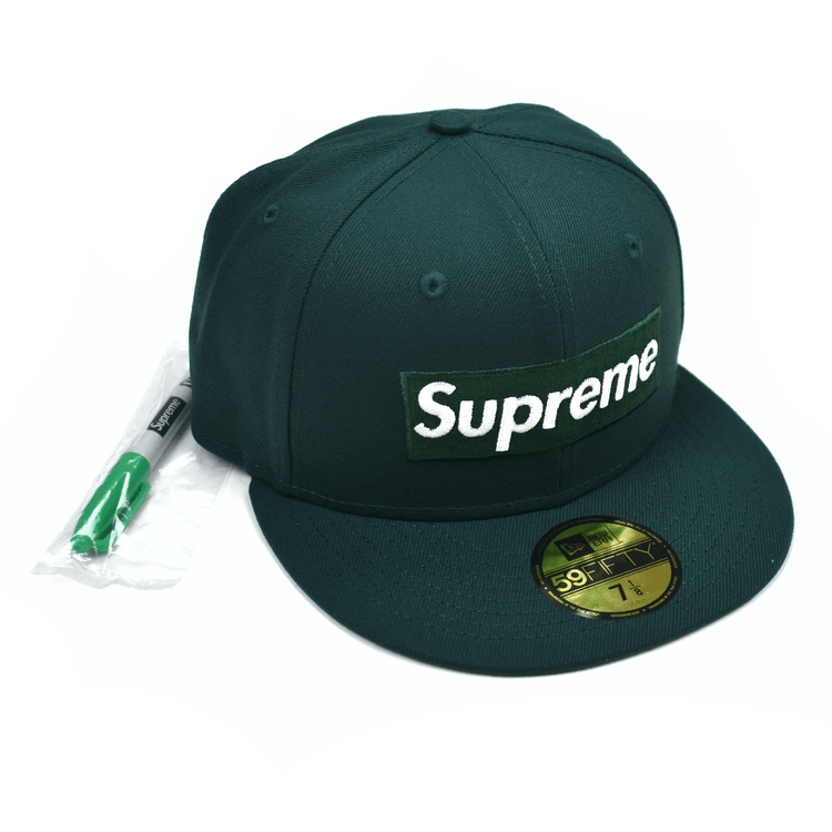 Supreme Supreme New Era Box Logo Digital Sharpie Hat Green | Grailed