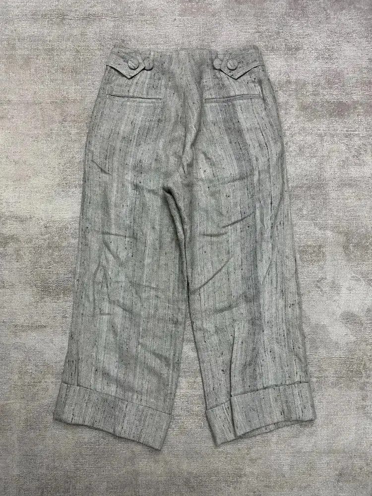 Yohji Yamamoto Sz 2 Yohji Yamamoto Regulation Linen Trousers-2505 Size US 32 / EU 48 - 2 Thumbnail
