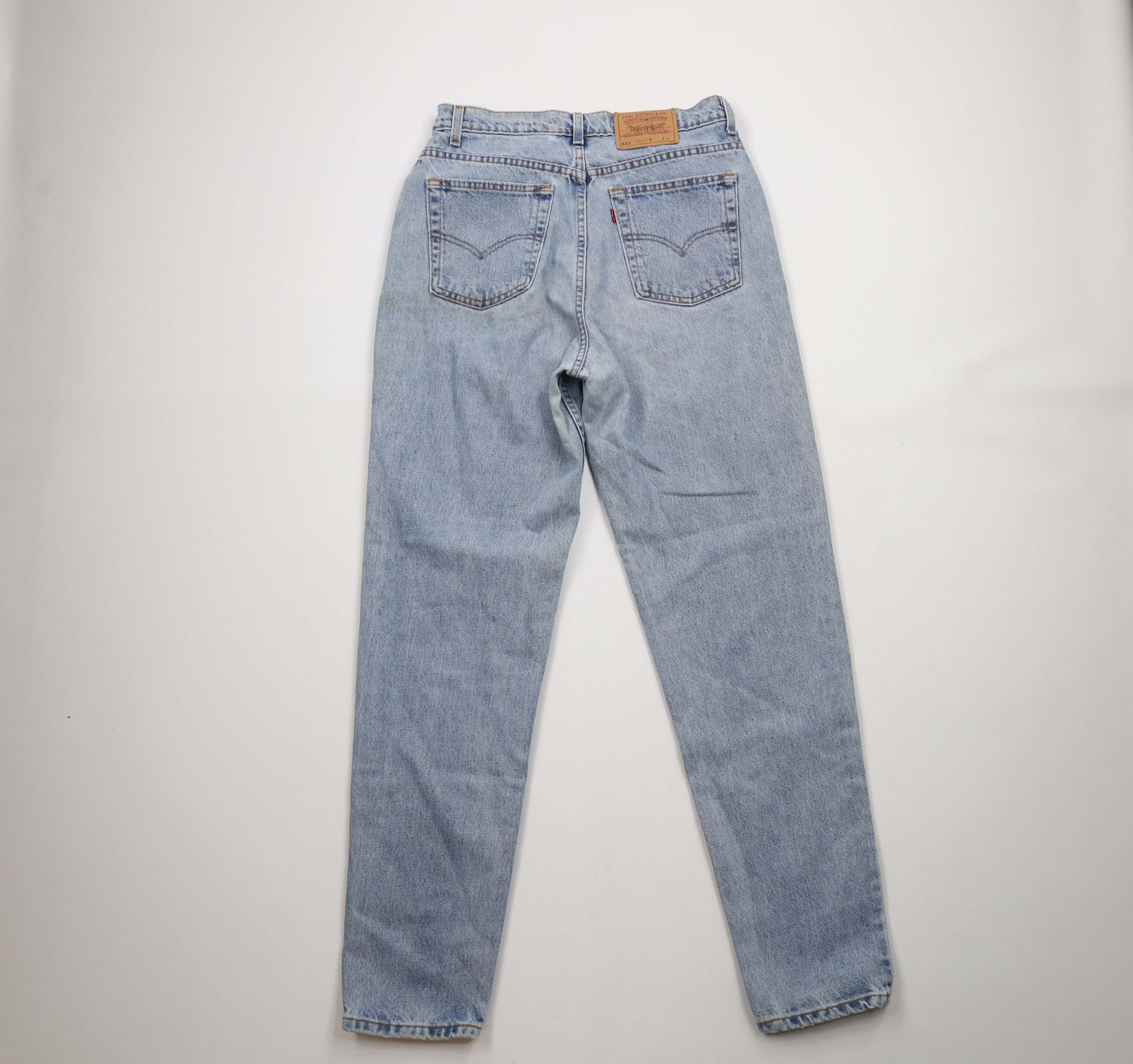 Levi's × Vintage Vintage 90s Levis 521 Tapered Fit Leg Denim Jeans Blue Size 32" / US 10 / IT 46 - 9 Thumbnail