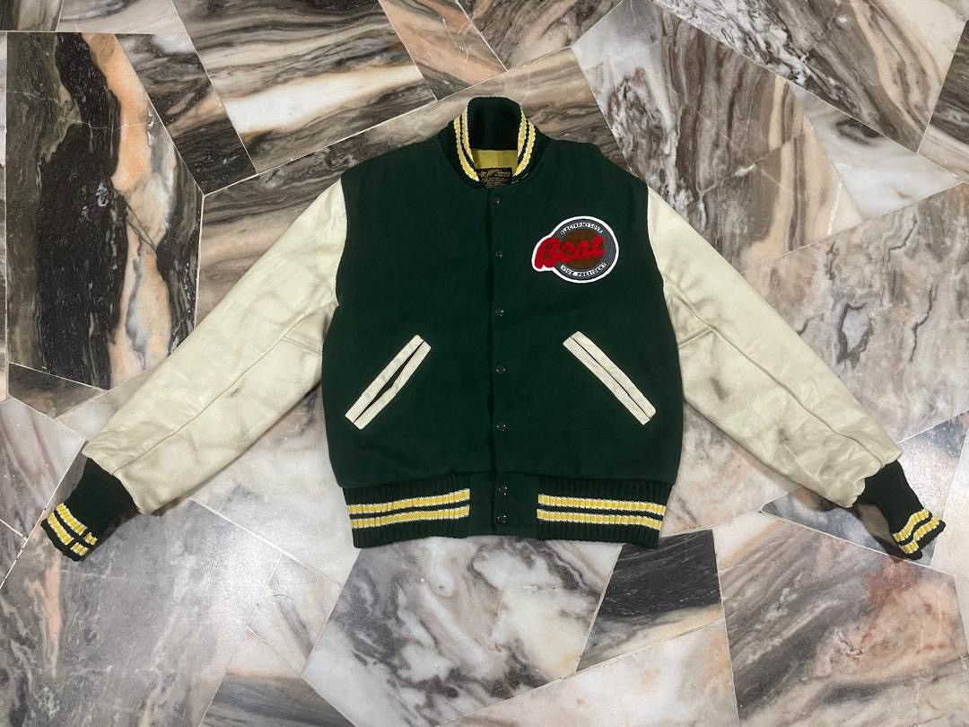 Vintage Vintage 90s Albion Varsity Jacket Size US M / EU 48-50 / 2 - 2 Thumbnail