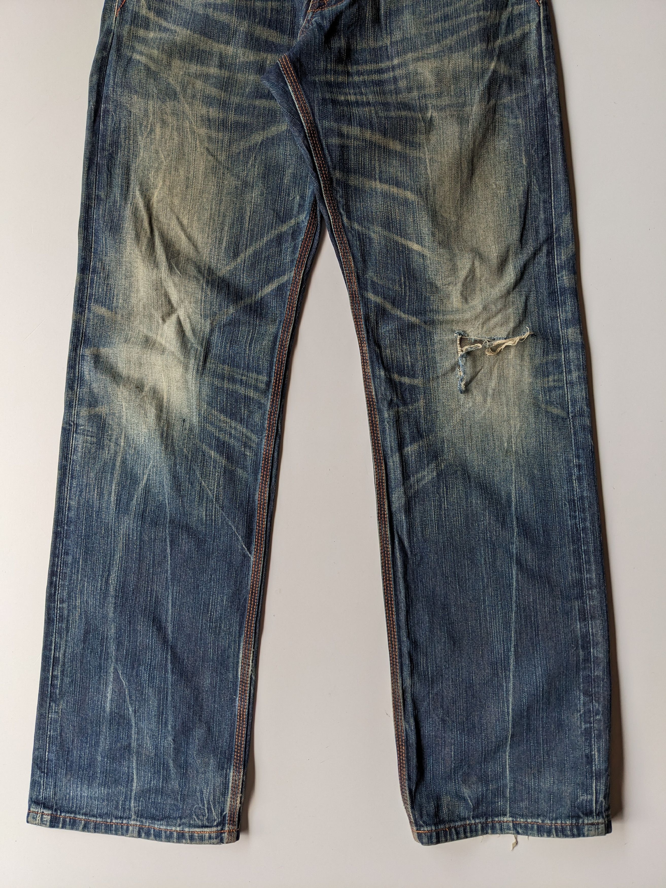 Edwin Edwin 424XV mudwash distressed jeans Size US 32 / EU 48 - 4 Thumbnail