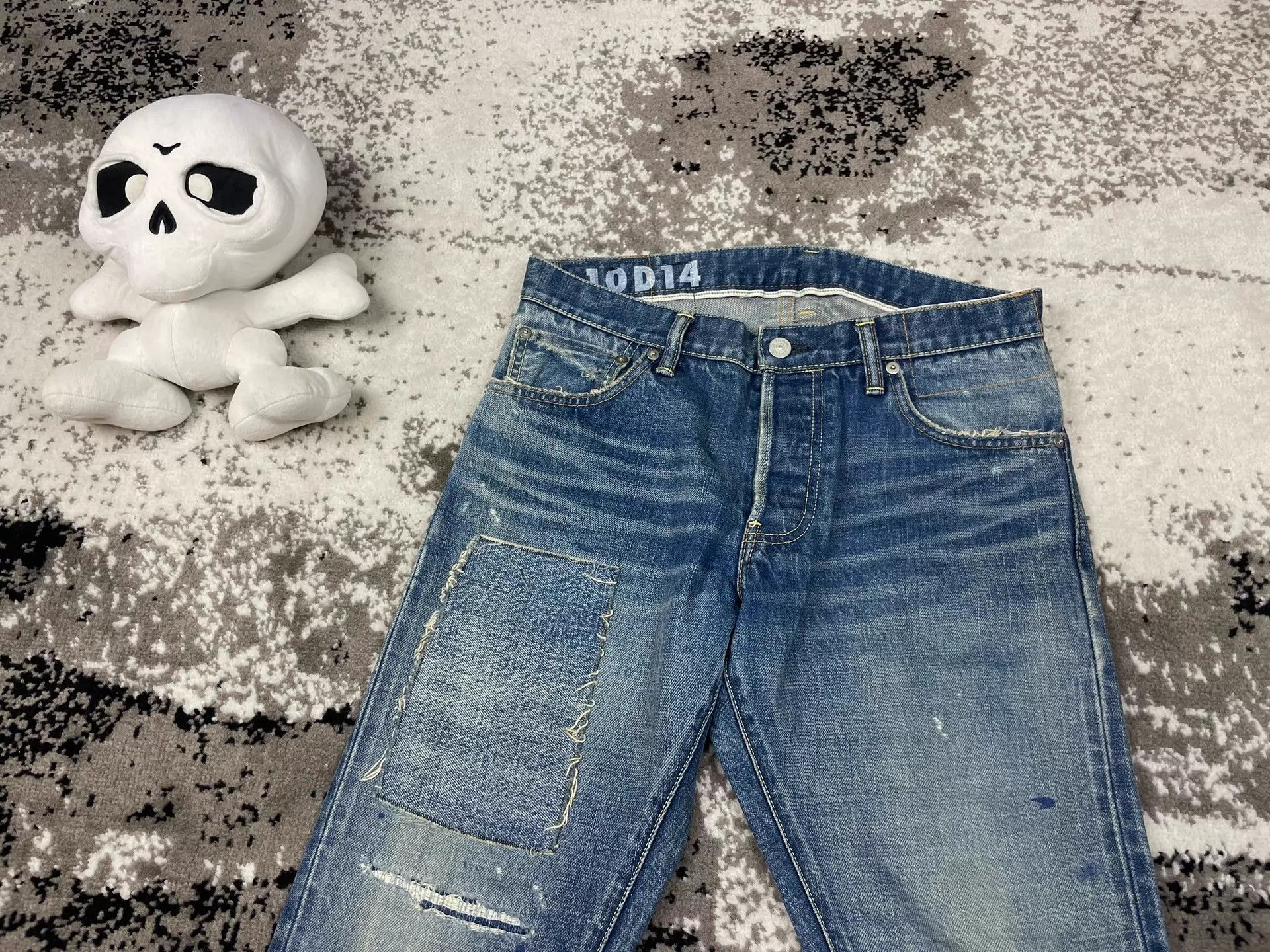 Visvim VISVIM SOCIAL SCULPTURE 10 Vtg W32 L30 D14 Damaged 1880 Size US 32 / EU 48 - 2 Thumbnail