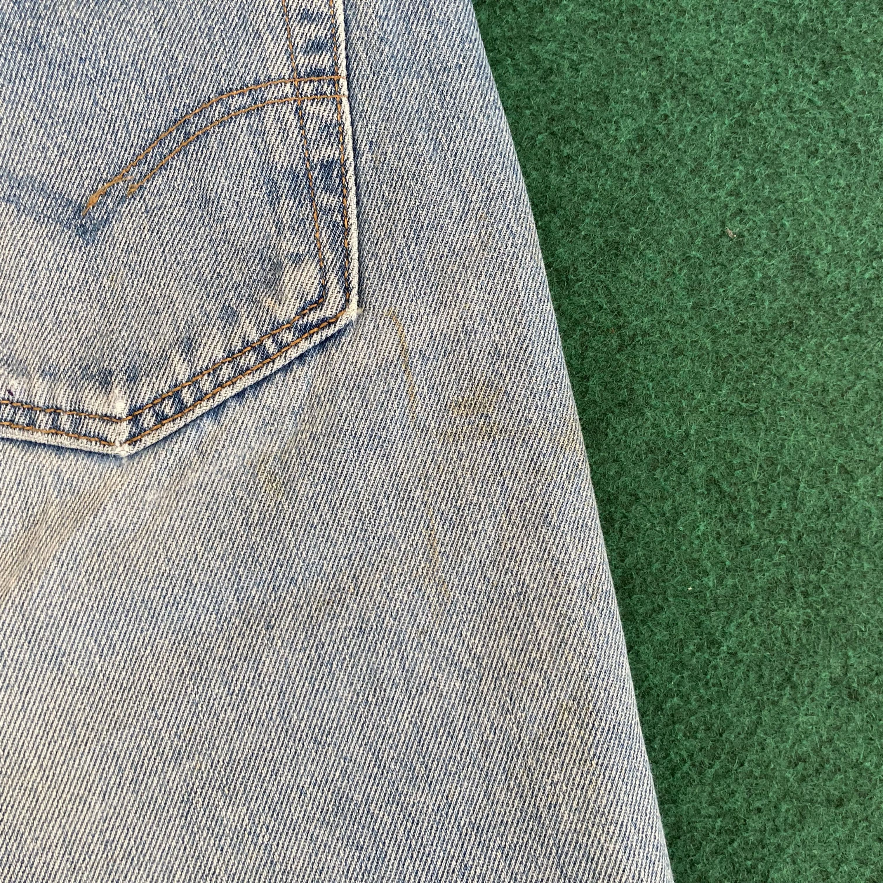 Levi's × Vintage Vtg Levis 501 Short Blue Jorts Jeans Size US 32 / EU 48 - 8 Thumbnail