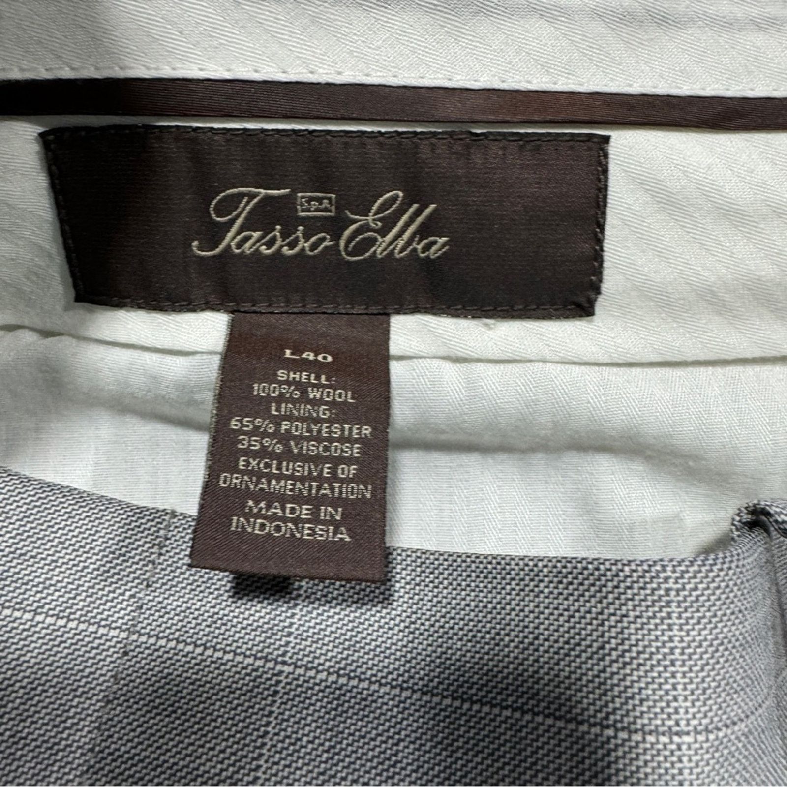 Tasso Elba Tasso Elba Men’s Summer Wool Pants sz 40 Pleated Front D412 Size US 40 / EU 56 - 5 Thumbnail