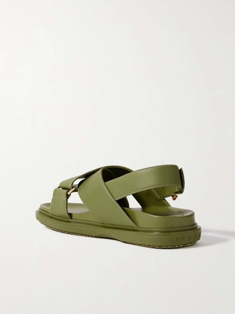 Marni o1f1d3z0326 Fussbett Sandals in Green Size US 6 / IT 36 - 3 Thumbnail