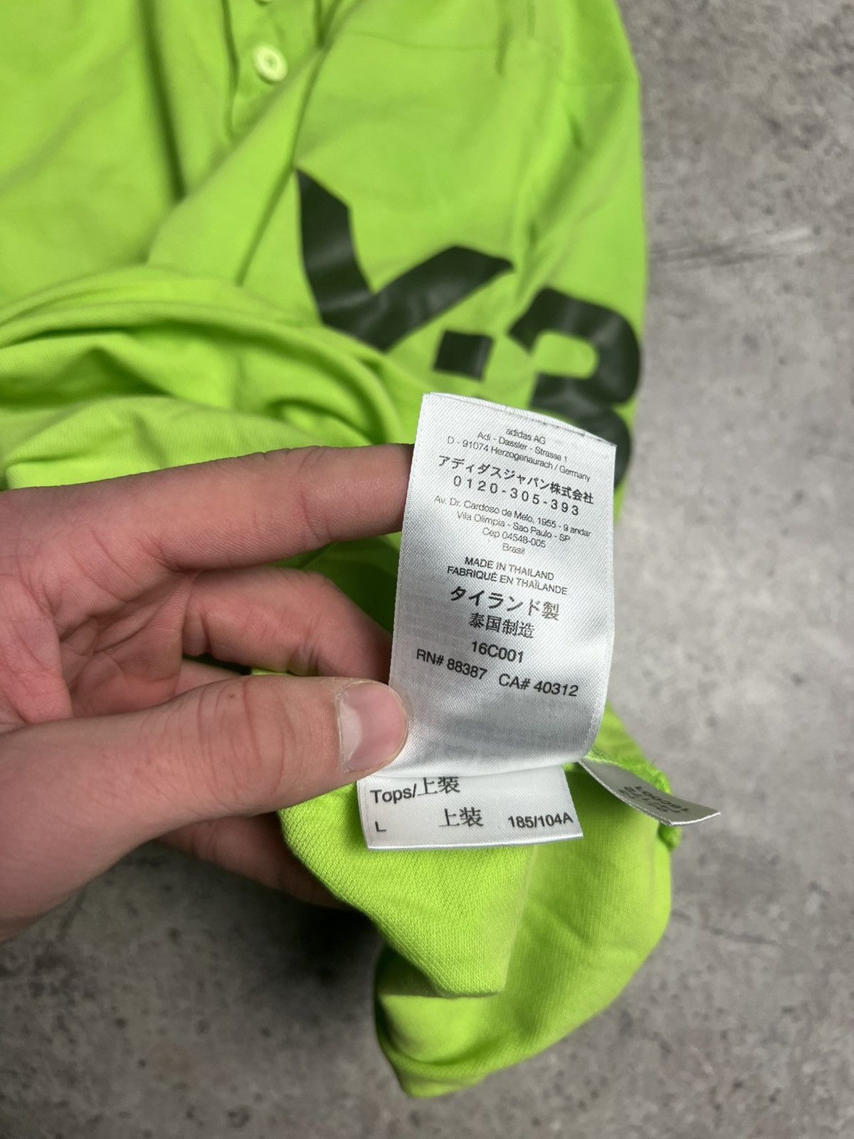 Adidas Adidas Yohji Yamamoto Y-3 Polo Shirt Size L Size US L / EU 52-54 / 3 - 8 Thumbnail