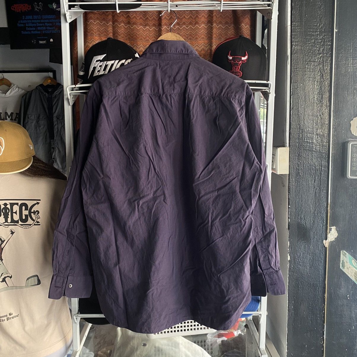 Tete Homme Tete homme by yohji yamamoto Vintage Purple Shirt - Size LL Size US XL / EU 56 / 4 - 2 Thumbnail