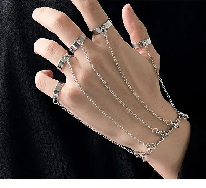 Jewelry Bracelet Chain Rings Size ONE SIZE - 2 Thumbnail