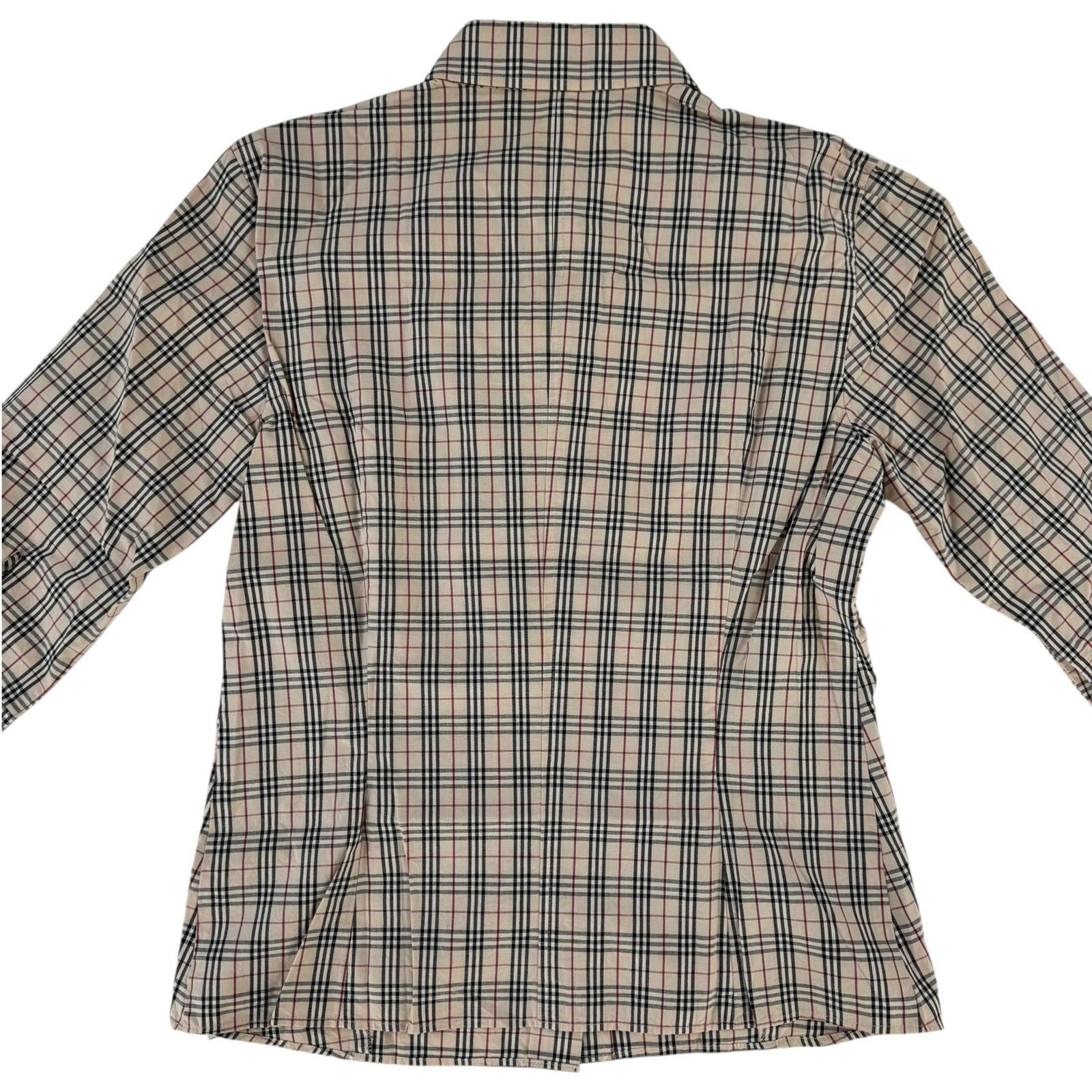 Burberry Burberry Nova Check Blouse Size XS / US 0-2 / IT 36-38 - 6 Thumbnail
