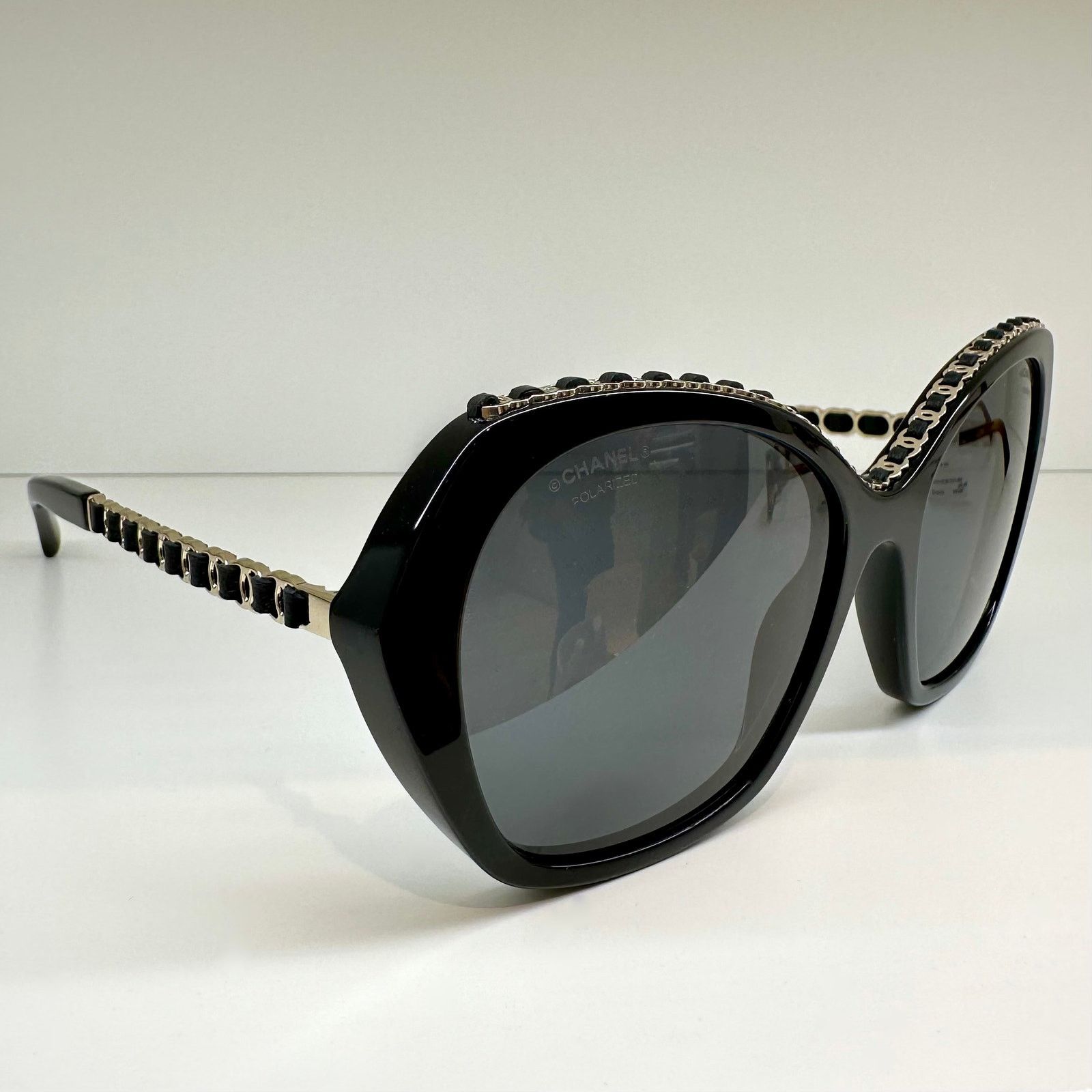 New CHANEL Sunglasses 2025 Release Polarized Black Acetate