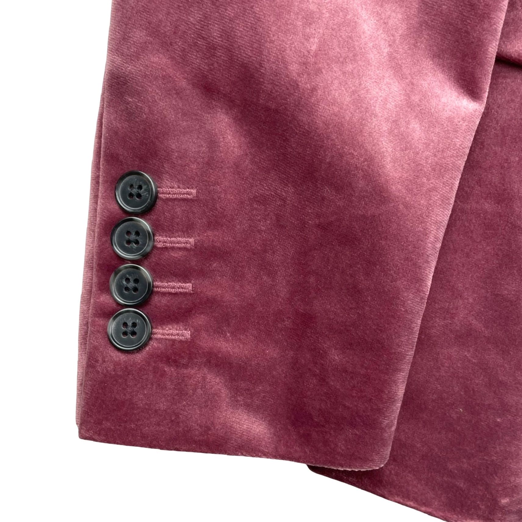 Vintage VINTAGE INC International Concepts Men's Velvet Tuxedo Suit Pink XS 30x32 Slim Size 34R - 5 Thumbnail