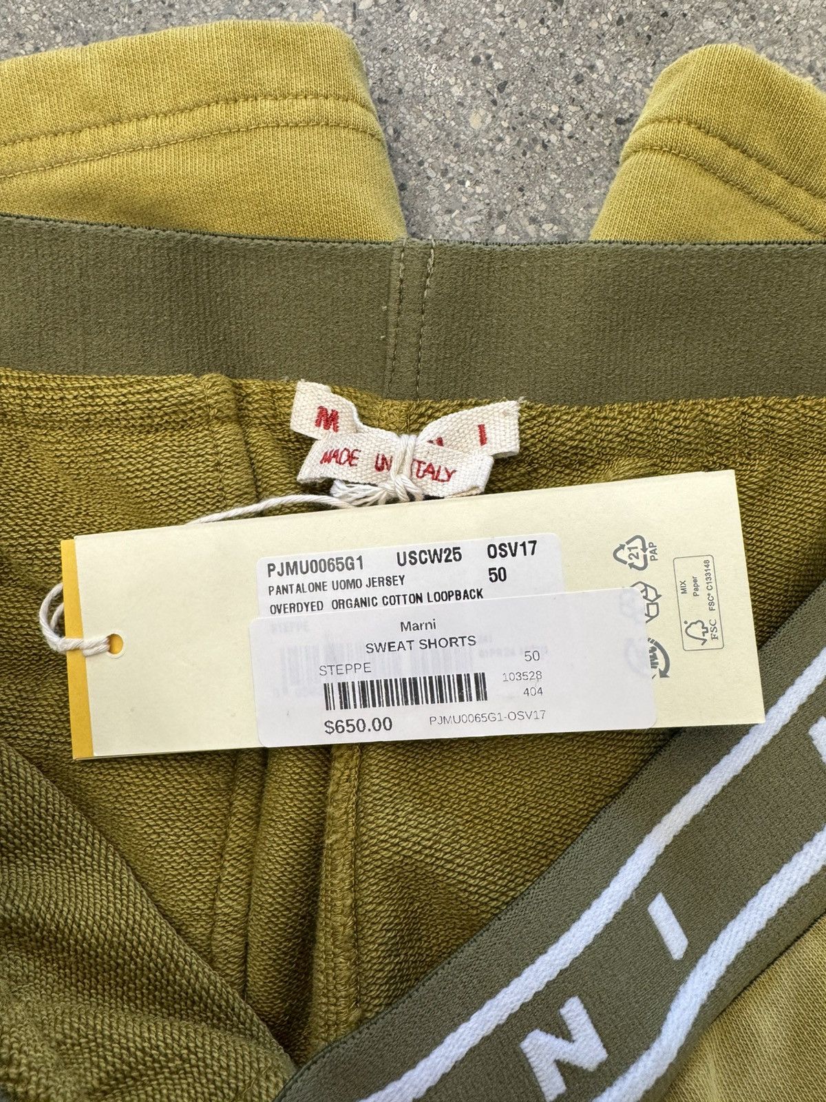 Marni Marni Steppe Sweat Shorts Size US 40 / EU 56 - 3 Thumbnail