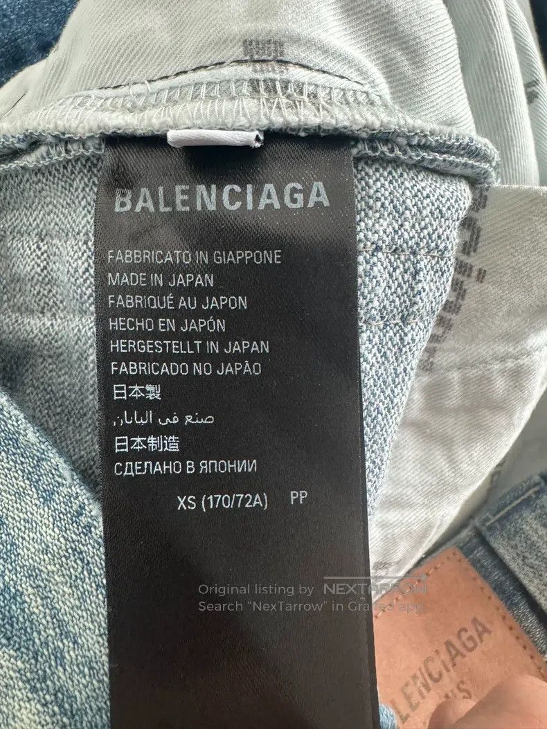 Balenciaga Balenciaga size S Denim Shorts Armor Denim Pants Size US 27 - 5 Thumbnail