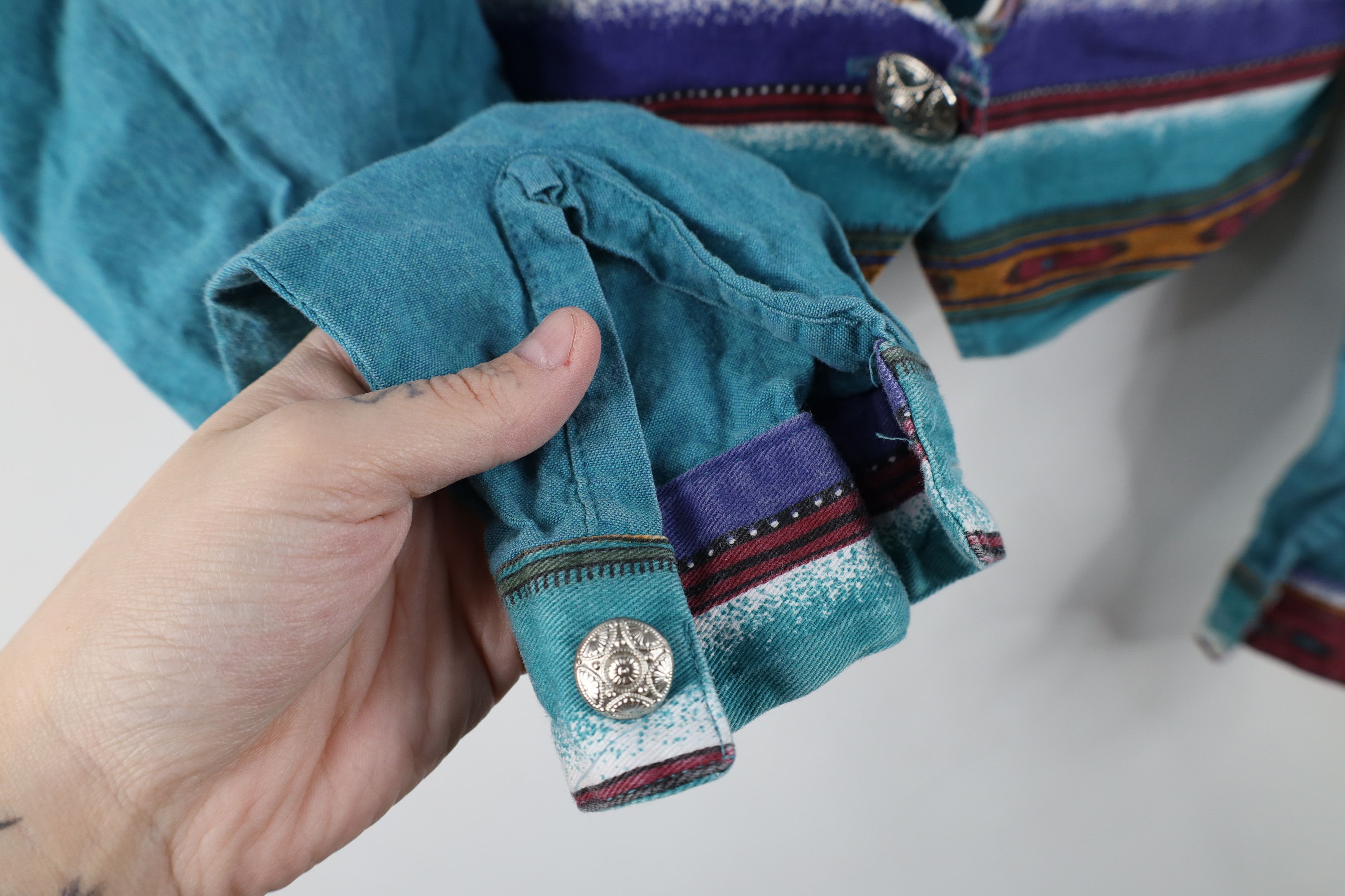 Vintage Vintage 90s Rockabilly Western Southwestern Button Shirt USA Size S / US 4 / IT 40 - 5 Thumbnail