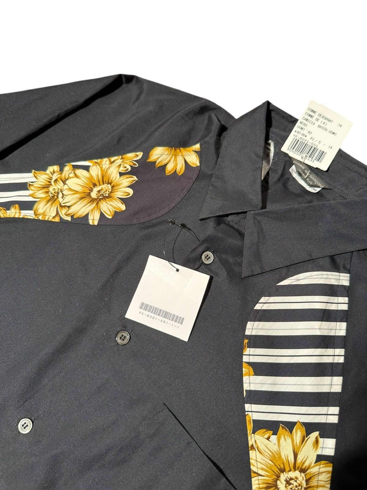 Comme des Garcons Homme Plus Comme des Garçons Homme Plus 2003 Floral Panel Shirt Archive Size US M / EU 48-50 / 2 - 9 Thumbnail