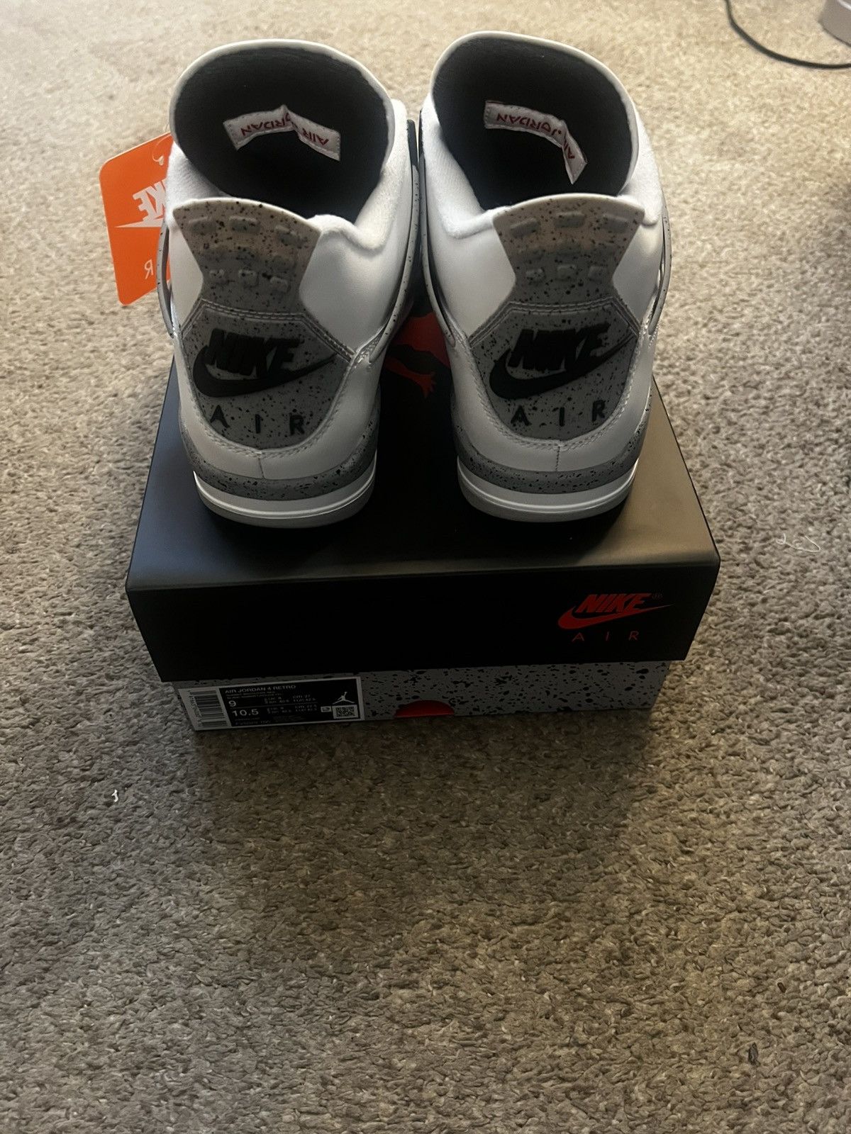 Jordan Brand Air Jordan 4 ‘White Cement’ Size US 9 / EU 42 - 4 Thumbnail